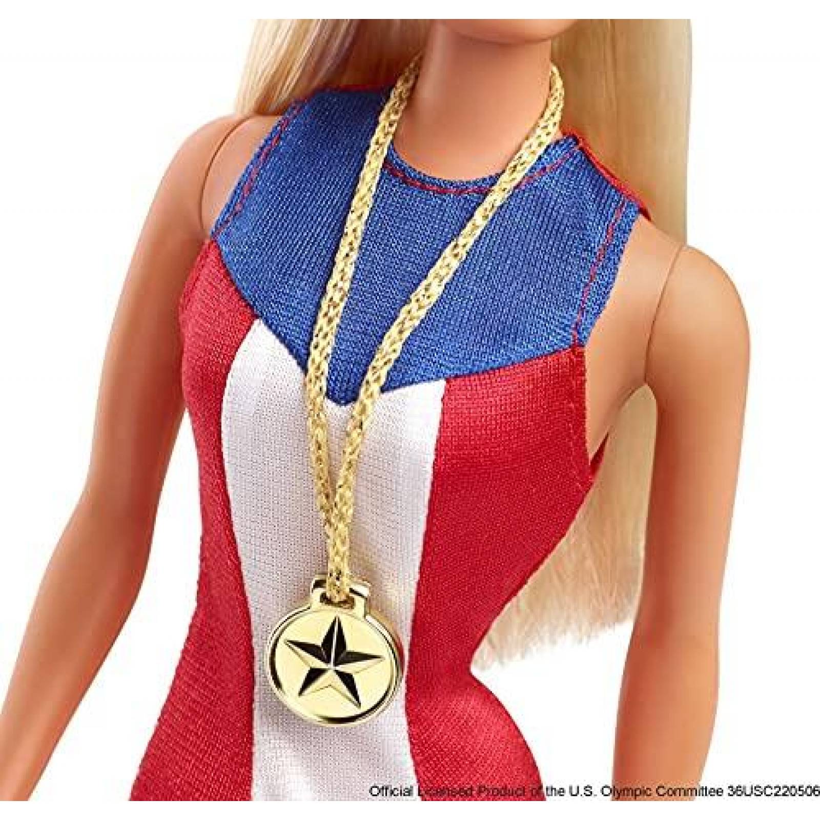 Barbie Medalla de Oro de 1975, con temática olímpica 
