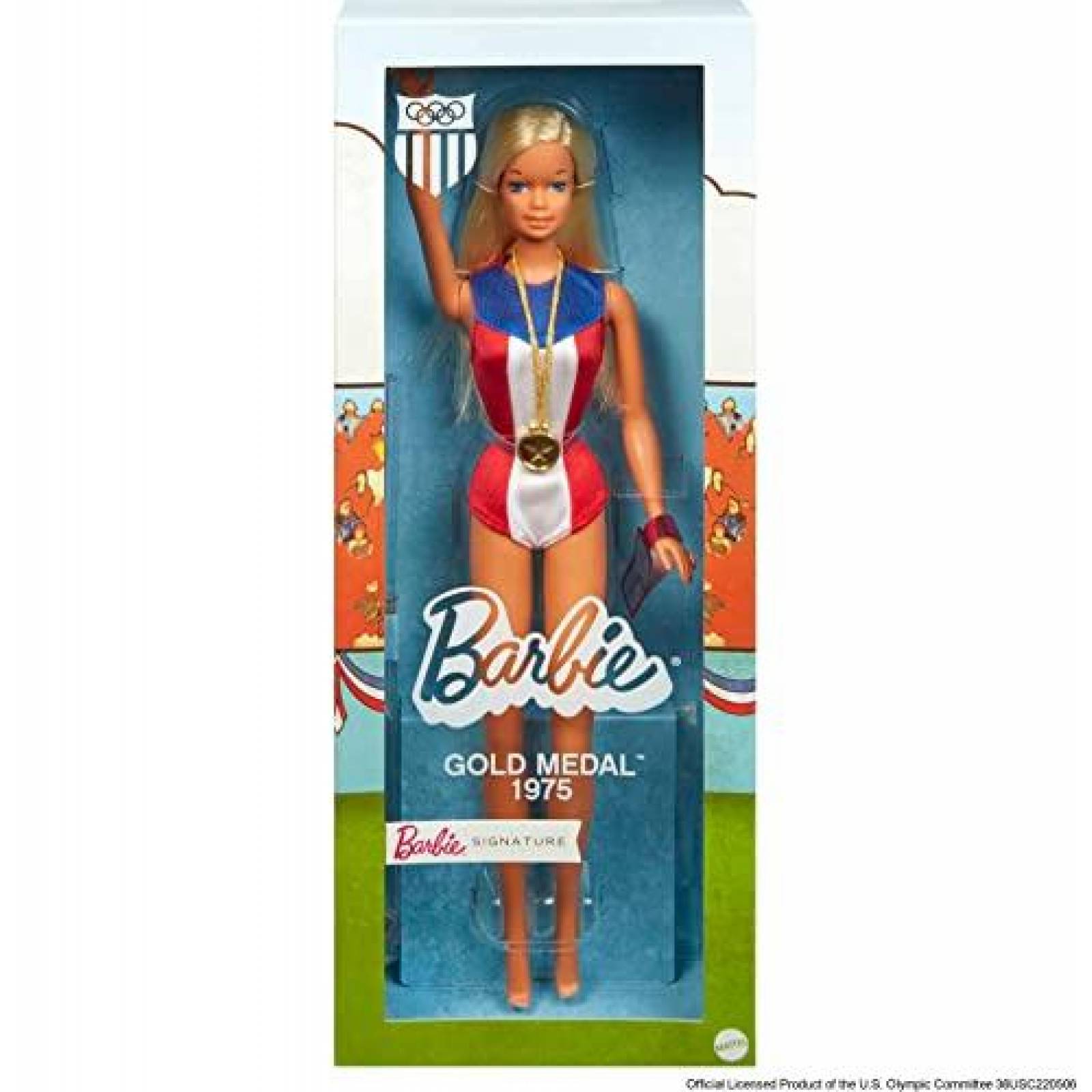 Barbie Medalla de Oro de 1975, con temática olímpica 
