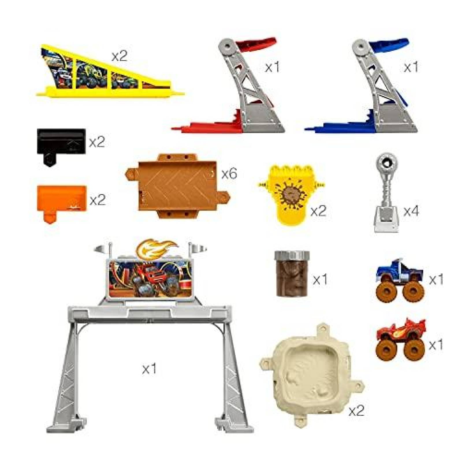 Fisher Price Blaze Pista De Carreras Enlodada 