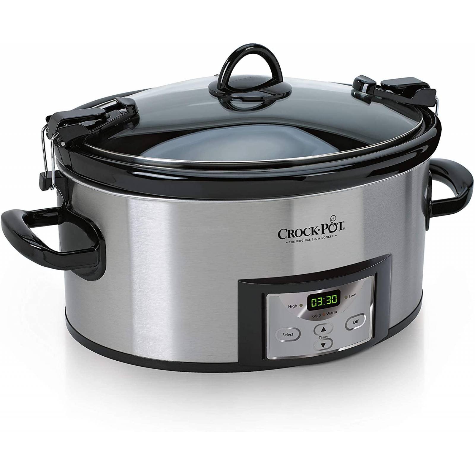 Crock-Pot SCCPVL610-S-A - Olla de cocción lenta programable de 6 cuartos de galón 