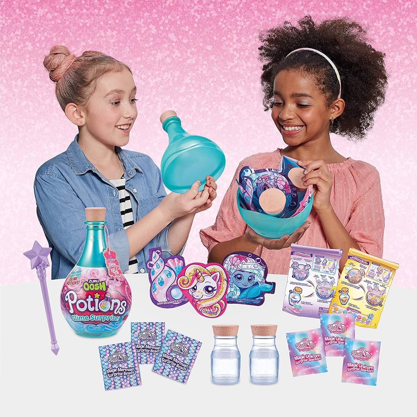 Oosh Potions Slime Surprise (verde azulado) por ZURU 