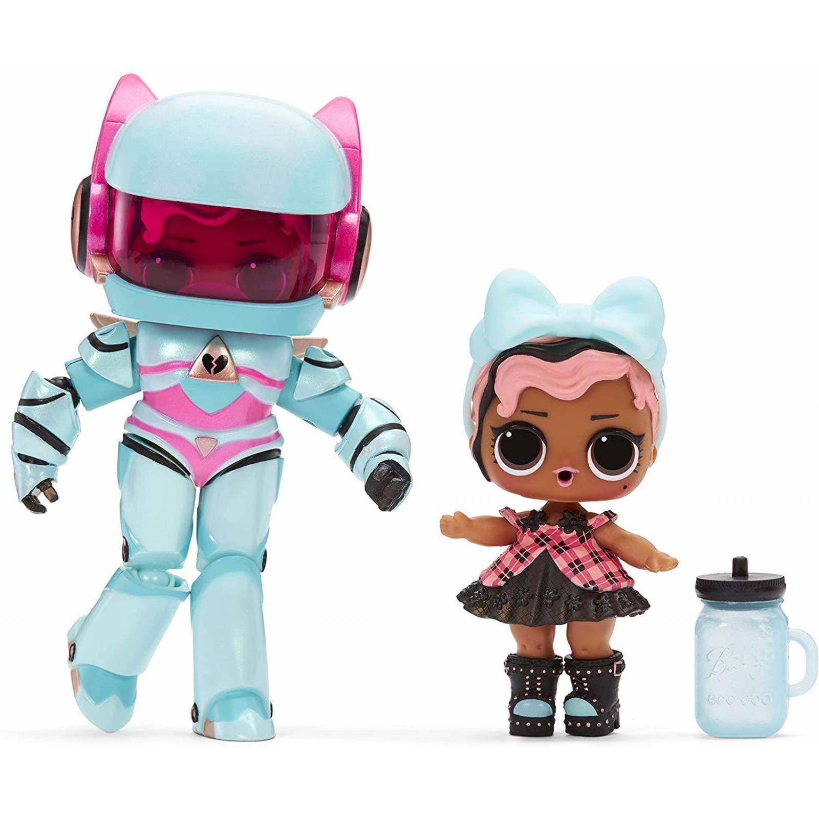 LOL Surprise Kids Arcade Heroes Series 2 Figura de acción. Muñeca con 15 sorpresas 