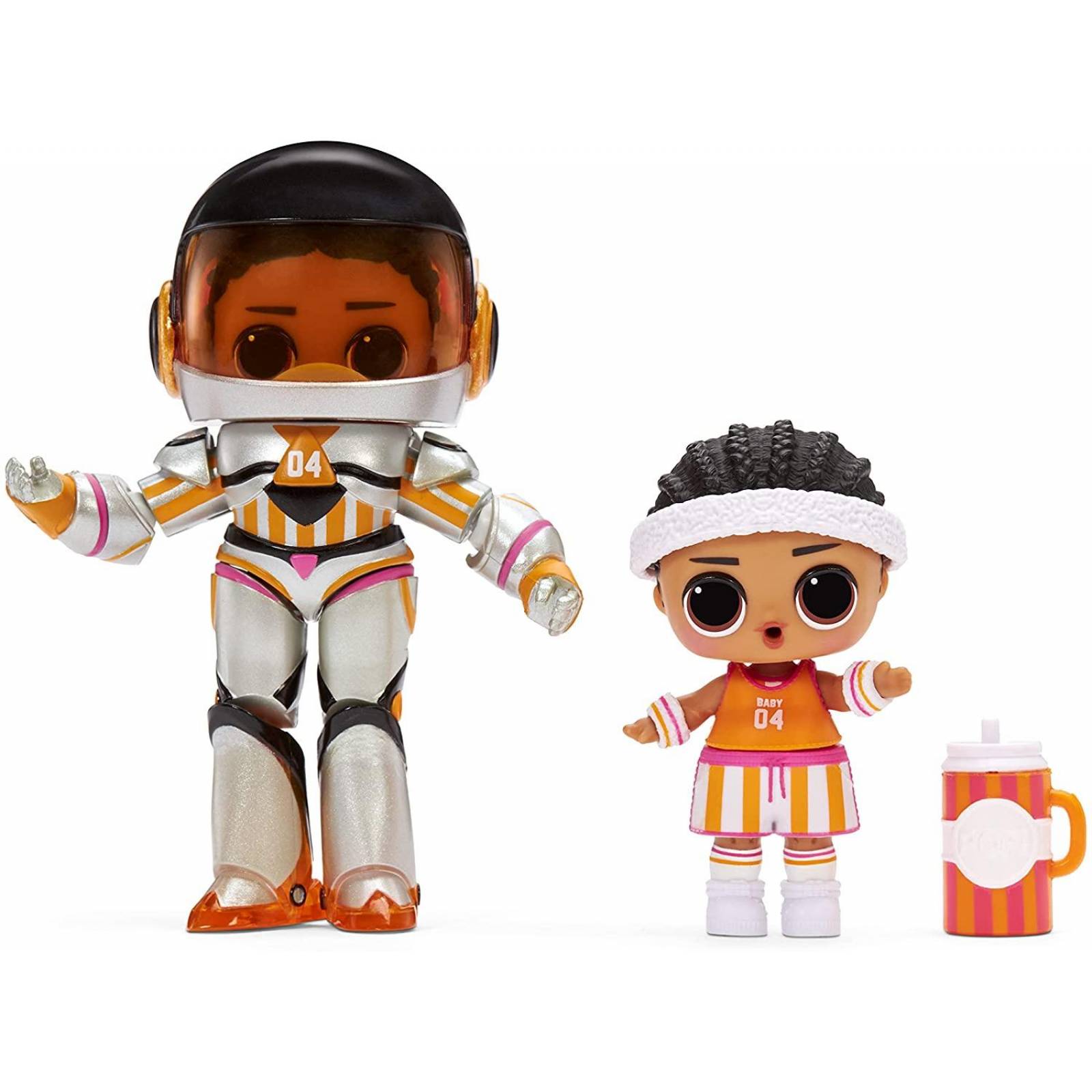 LOL Surprise Kids Arcade Heroes Series 2 Figura de acción. Muñeca con 15 sorpresas 