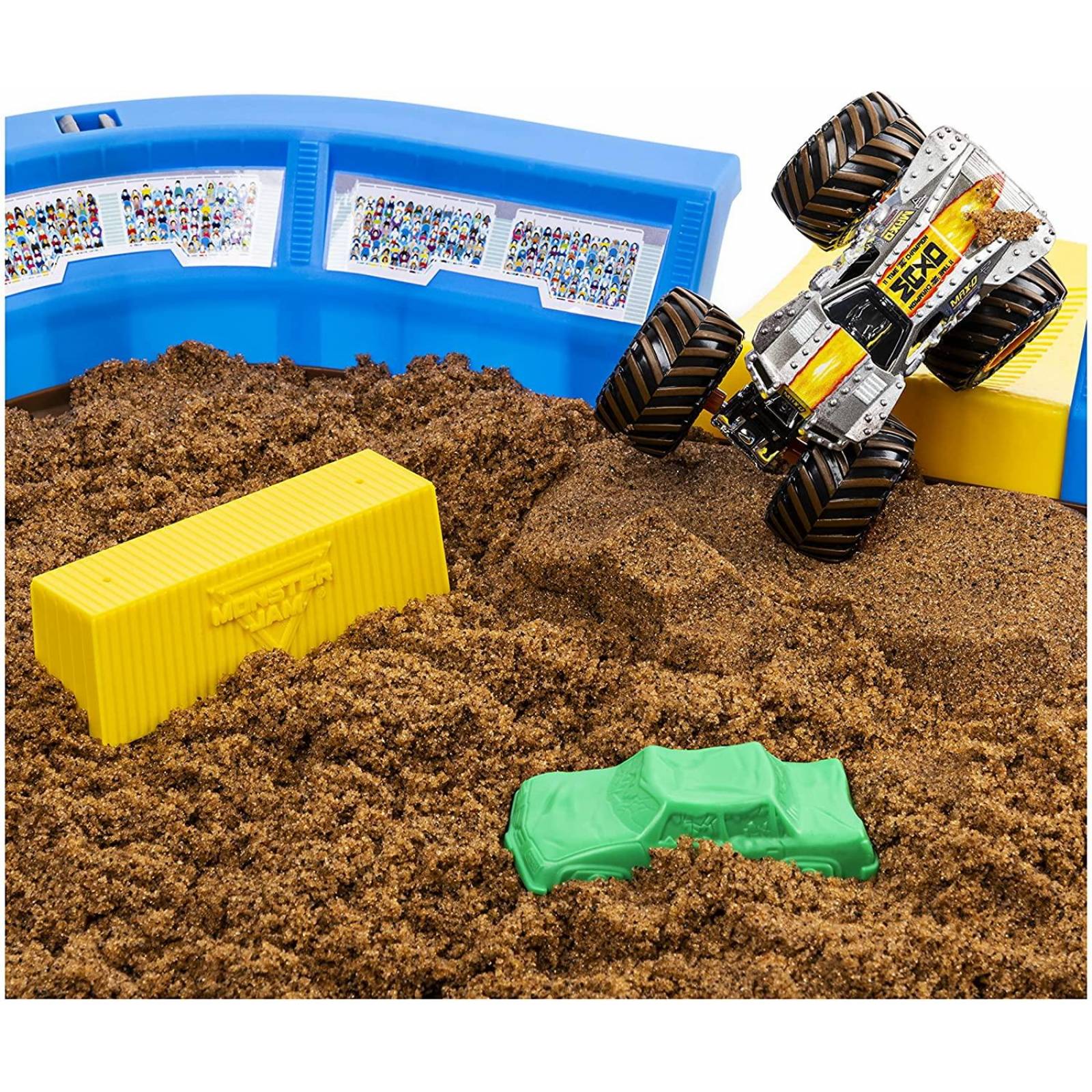 Monster Jam Set de Juego Monster Dirt, Arena de Playa 