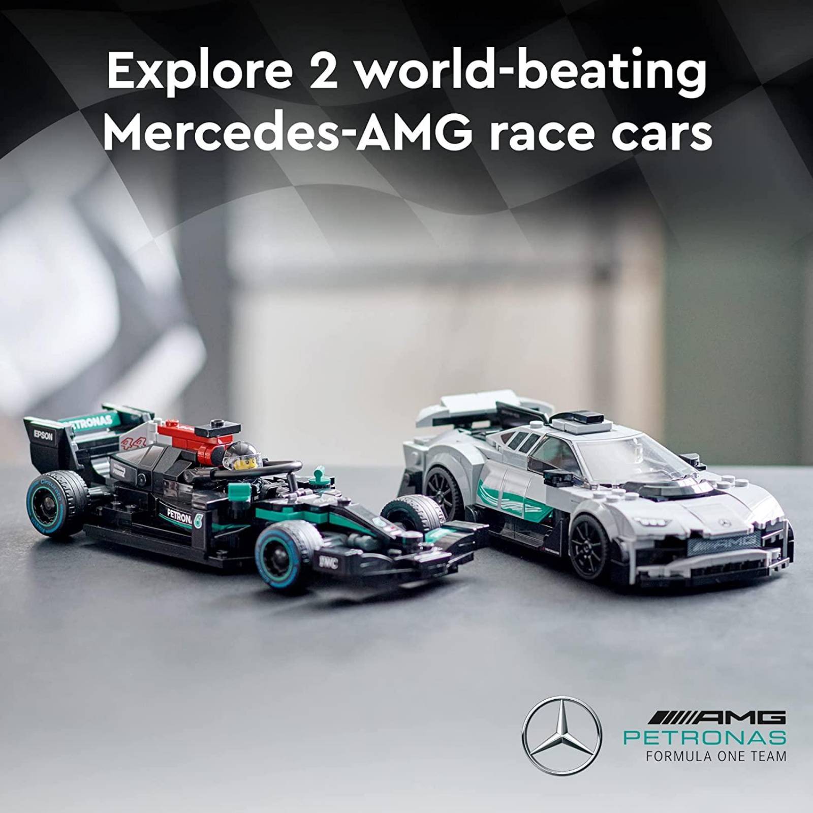 LEGO Speed Champions Mercedes-AMG F1 W12 E Performance & Mercedes-AMG Project One 76909 