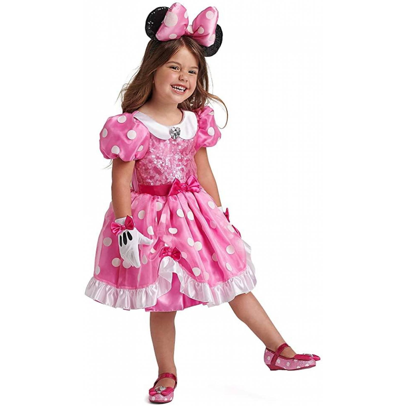 Disfraz Minnie Mouse Rosa Talla 3 