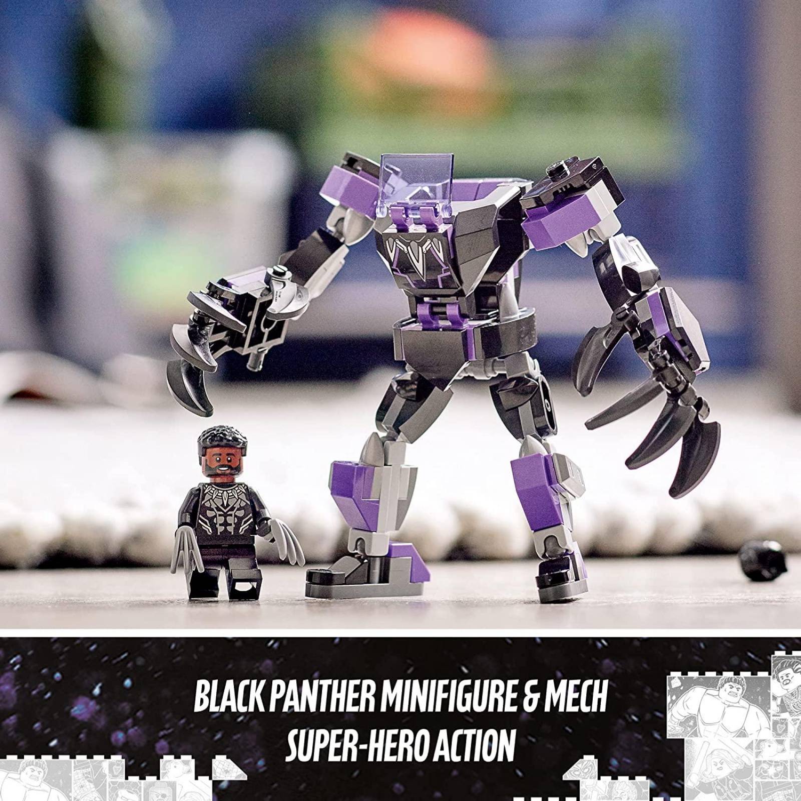 LEGO Armadura Robotica de Pantera Negra 76204 