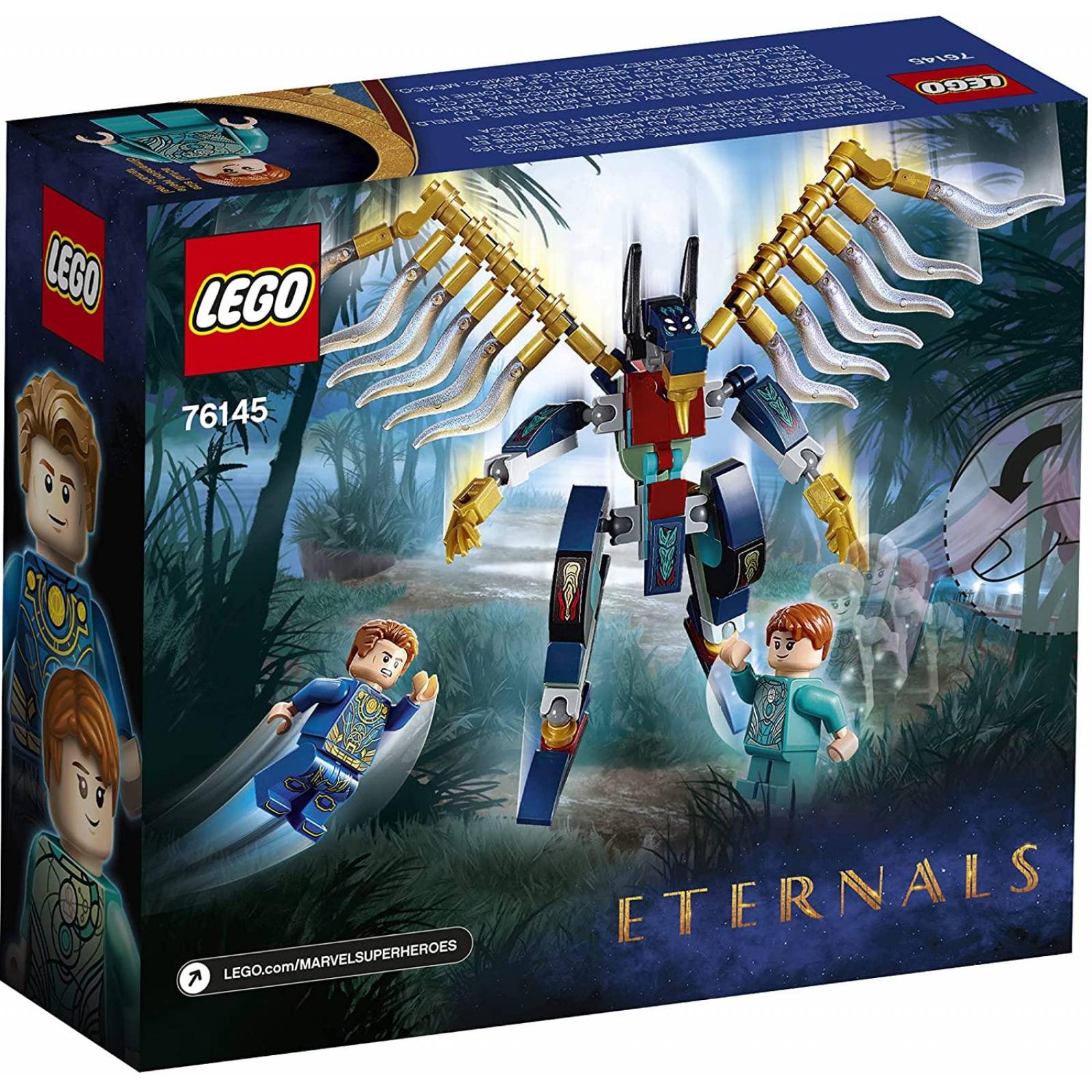 LEGO Asalto Aéreo de los Eternals 76145. Kit de construcción