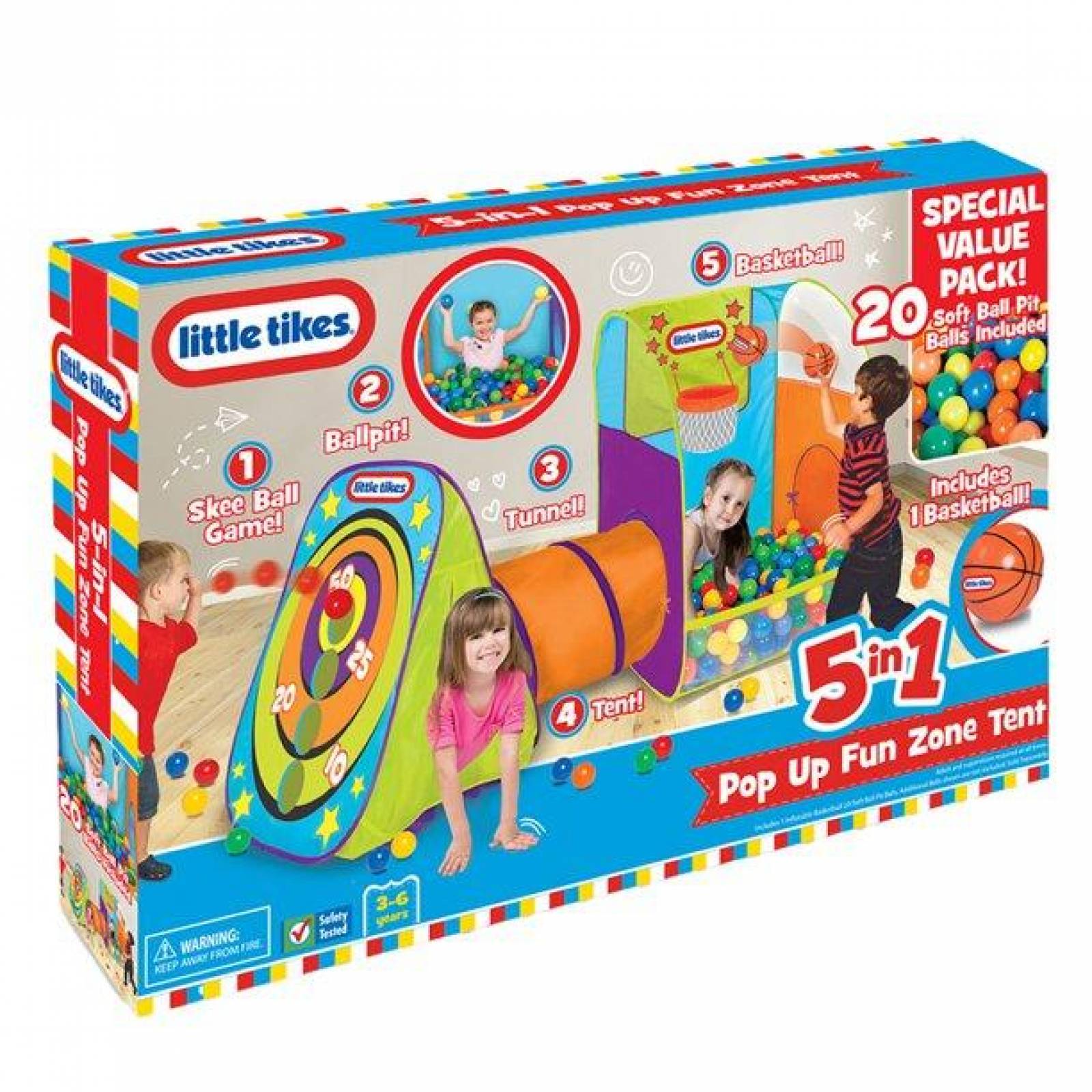 Tienda de campaña Little Tikes Pop Up Fun Zone 