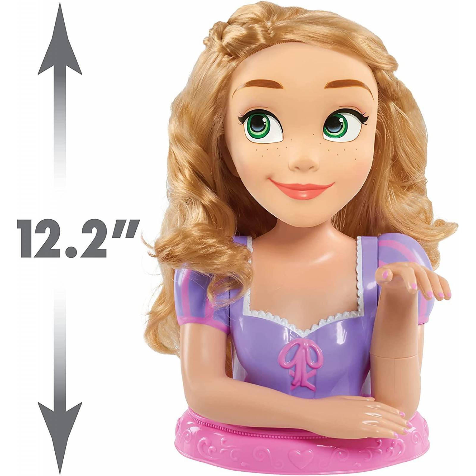 Disney Just Play - Cabezal de Rapunzel, 13 piezas 
