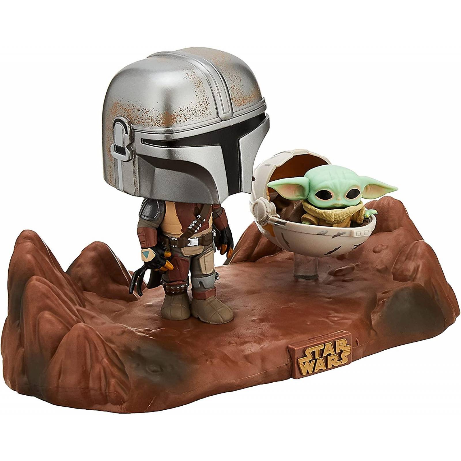 Funko Pop! Moment Star Wars: The Mandalorian - Mandalorian & The Child #390. Figura coleccionable