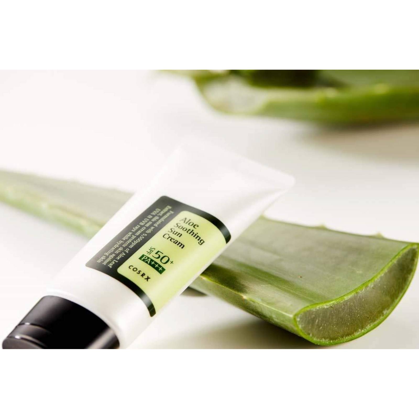 COSRX Aloe Soothing Sun Cream SPF50. Crema solar calmante 50ml 