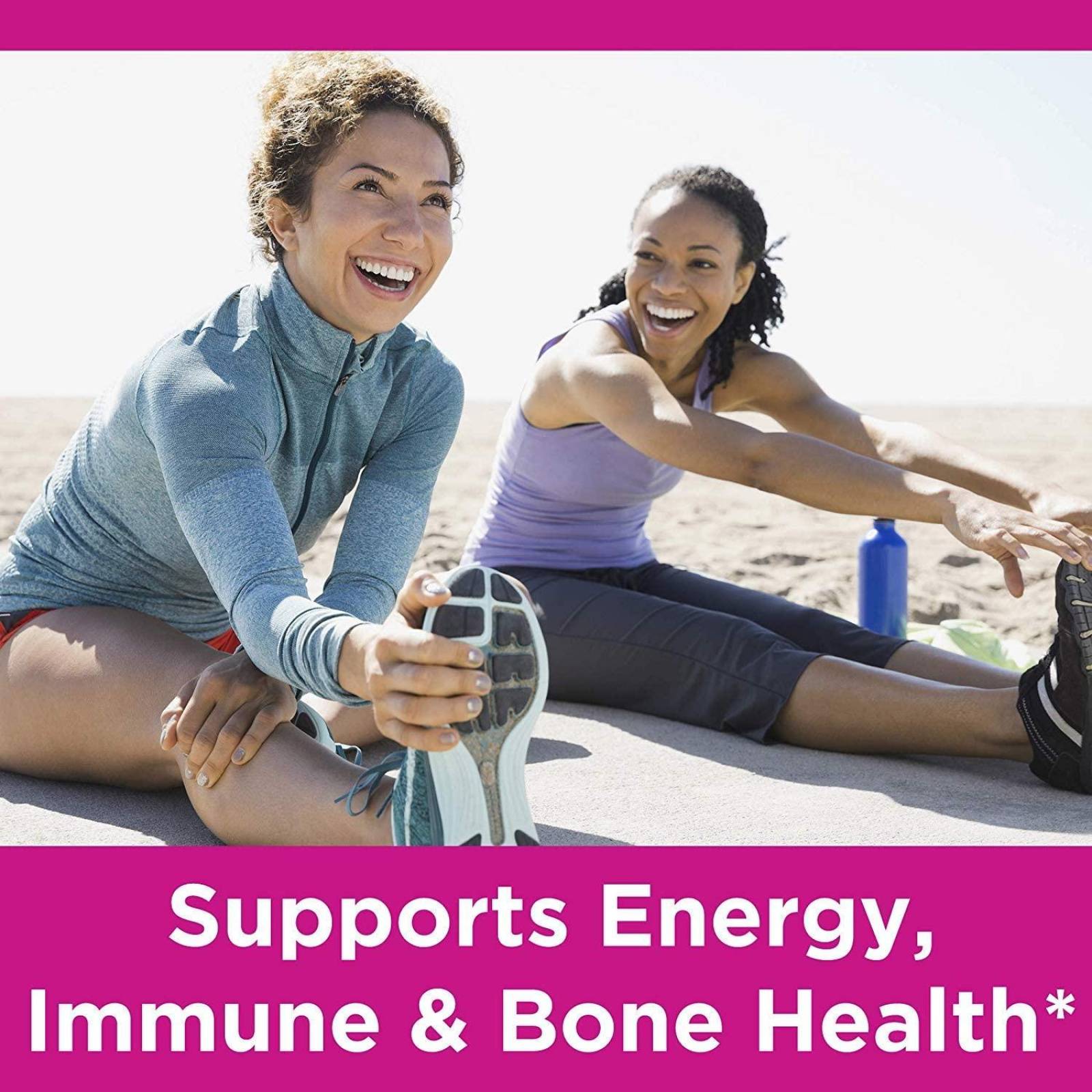 Nature´s Bounty. Multivitamínico en gomitas para mujer, frambuesa, colágeno 50mg, 80u 