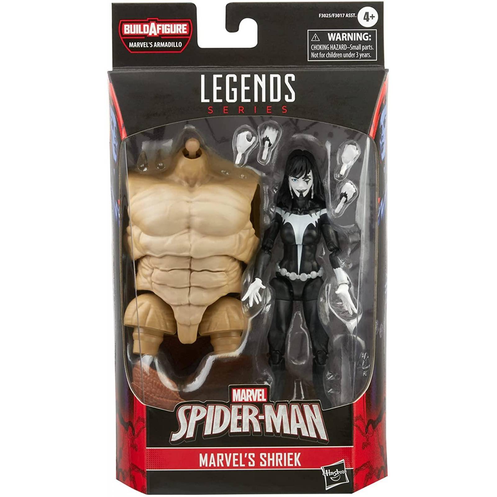 Spider-Man Marvel Legends Series Marvel's Shriek. Figura de acción 6 pulgadas 
