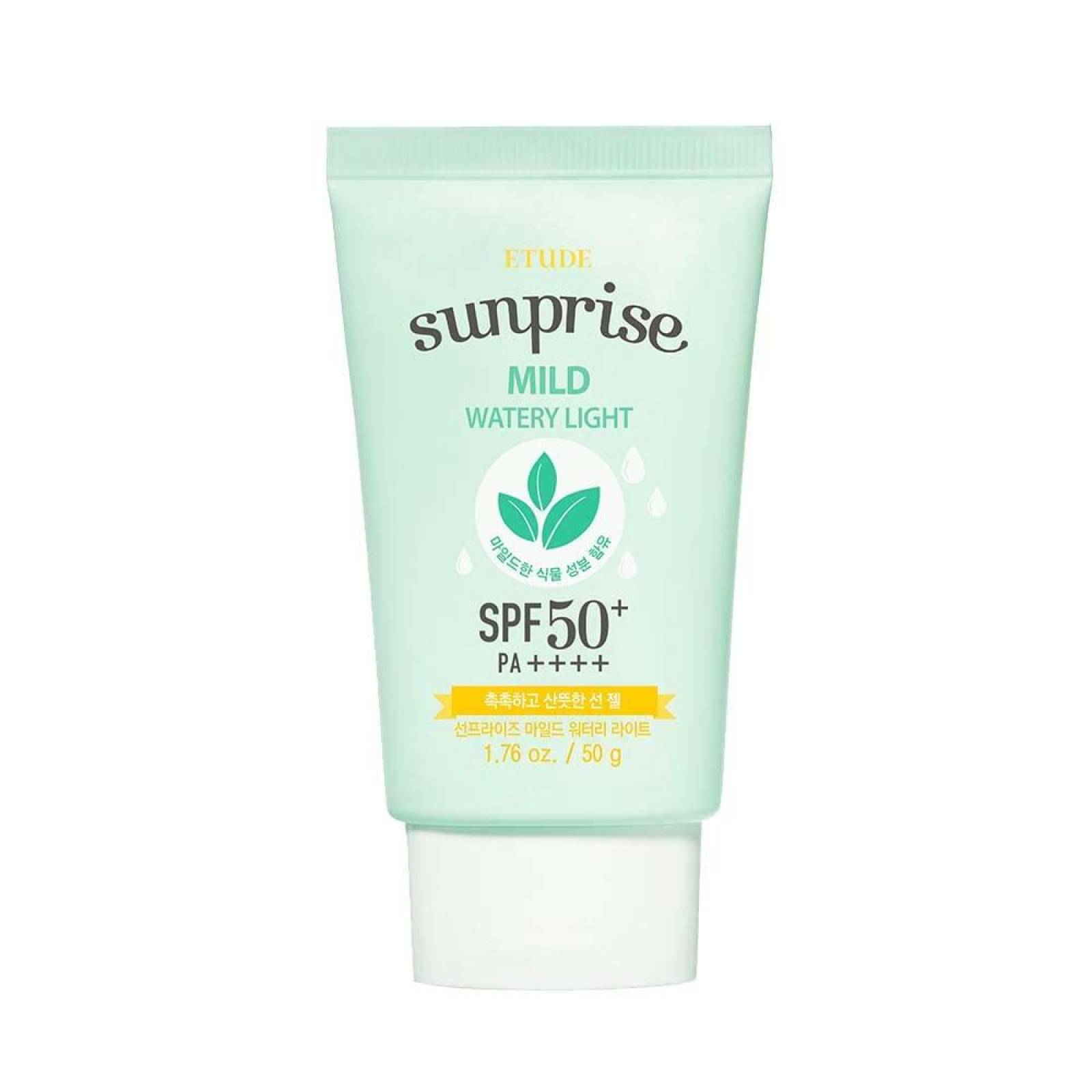 Etude House - Sunprise Mild Watery Light Sunscreen SPF 50+ PA++++ - 50g. Protector Solar 