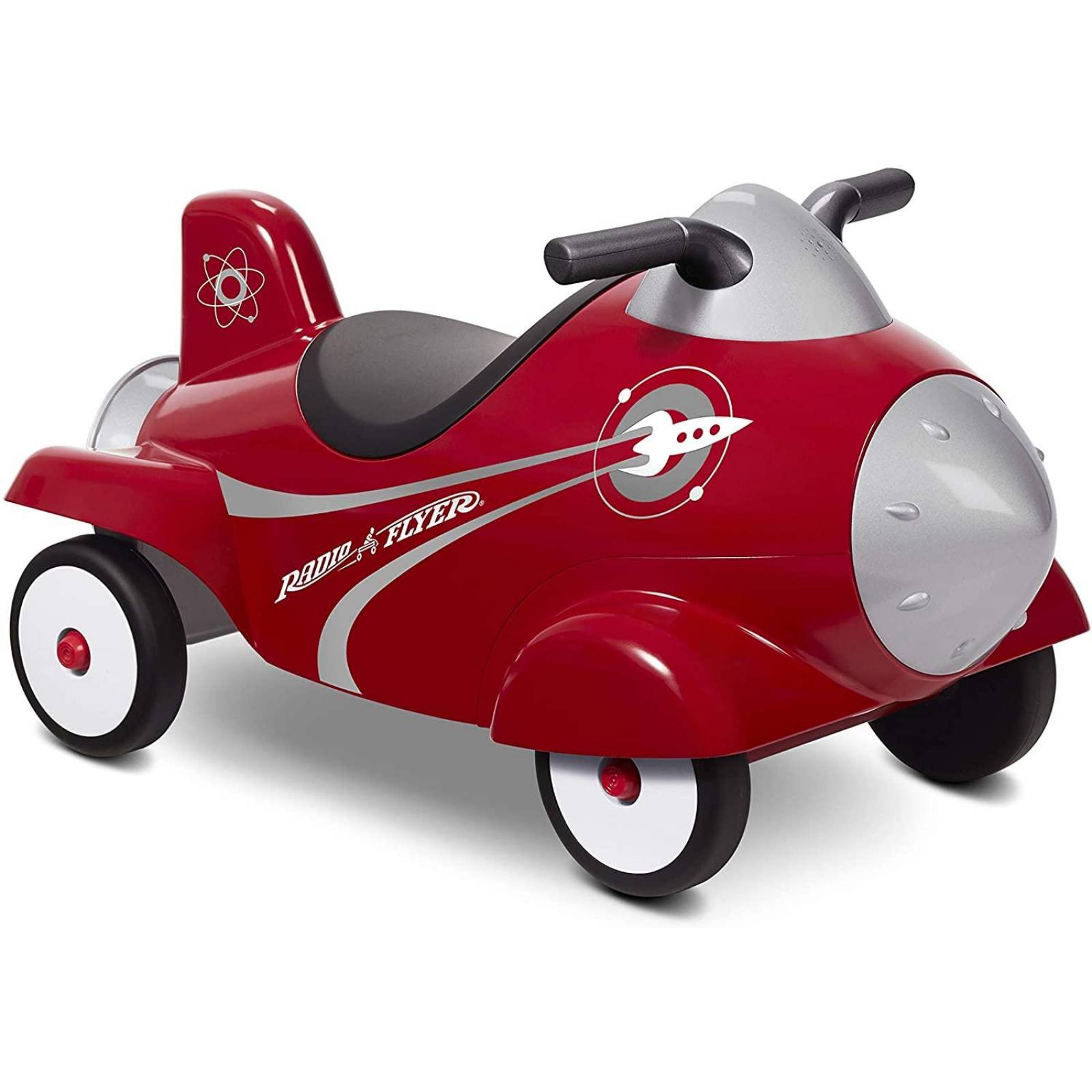 Radio Flyer Retro Rocket. Carro de niños para montar con luces y sonidos