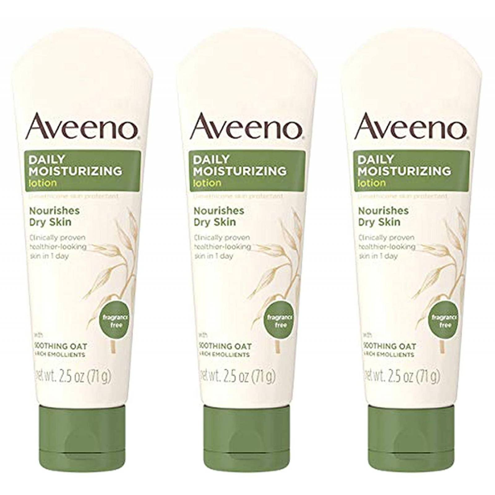 Paquete de 3 Aveeno Stress Relief Loción hidratant, 2.5 oz 
