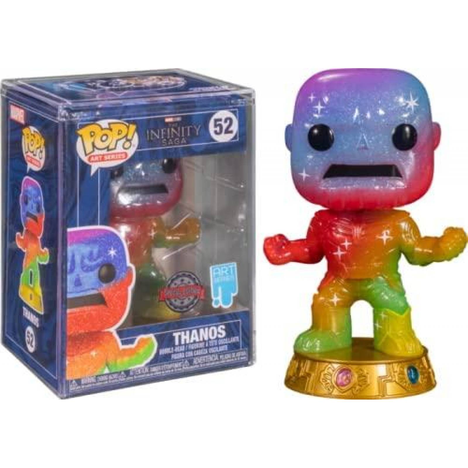Marvel Infinity Saga Thanos Art Series Pop! con protector #52 