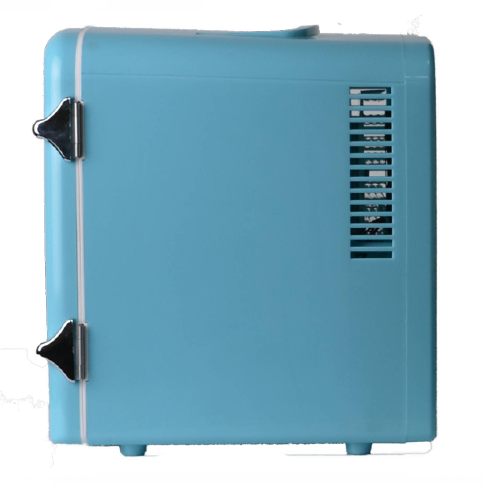 Frigidaire EFMIS129-BLUE Mini refrigerador portátil, retro, 6 latas, azul 