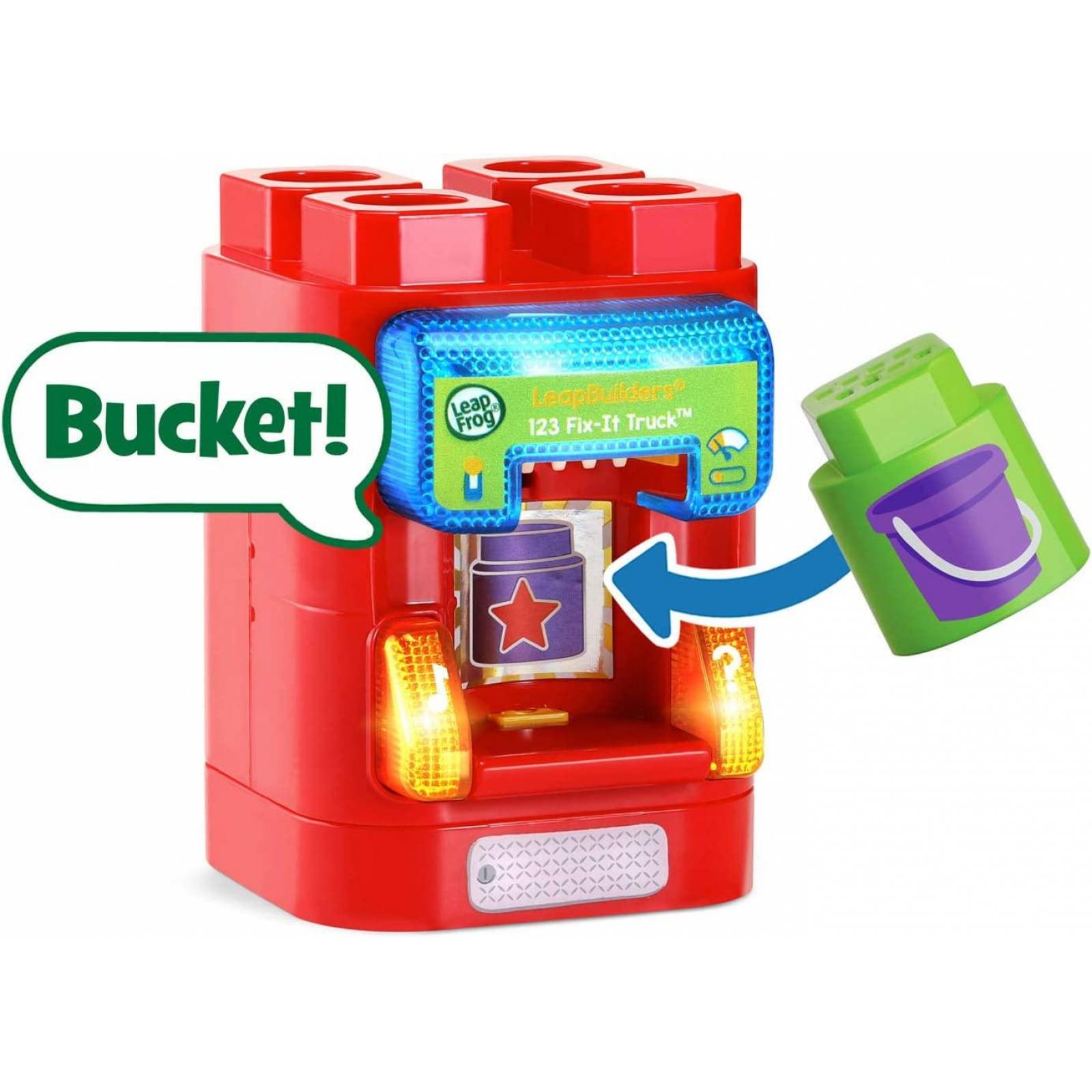 LeapFrog LeapBuilders 123 - Camión fix-it, multicolor 