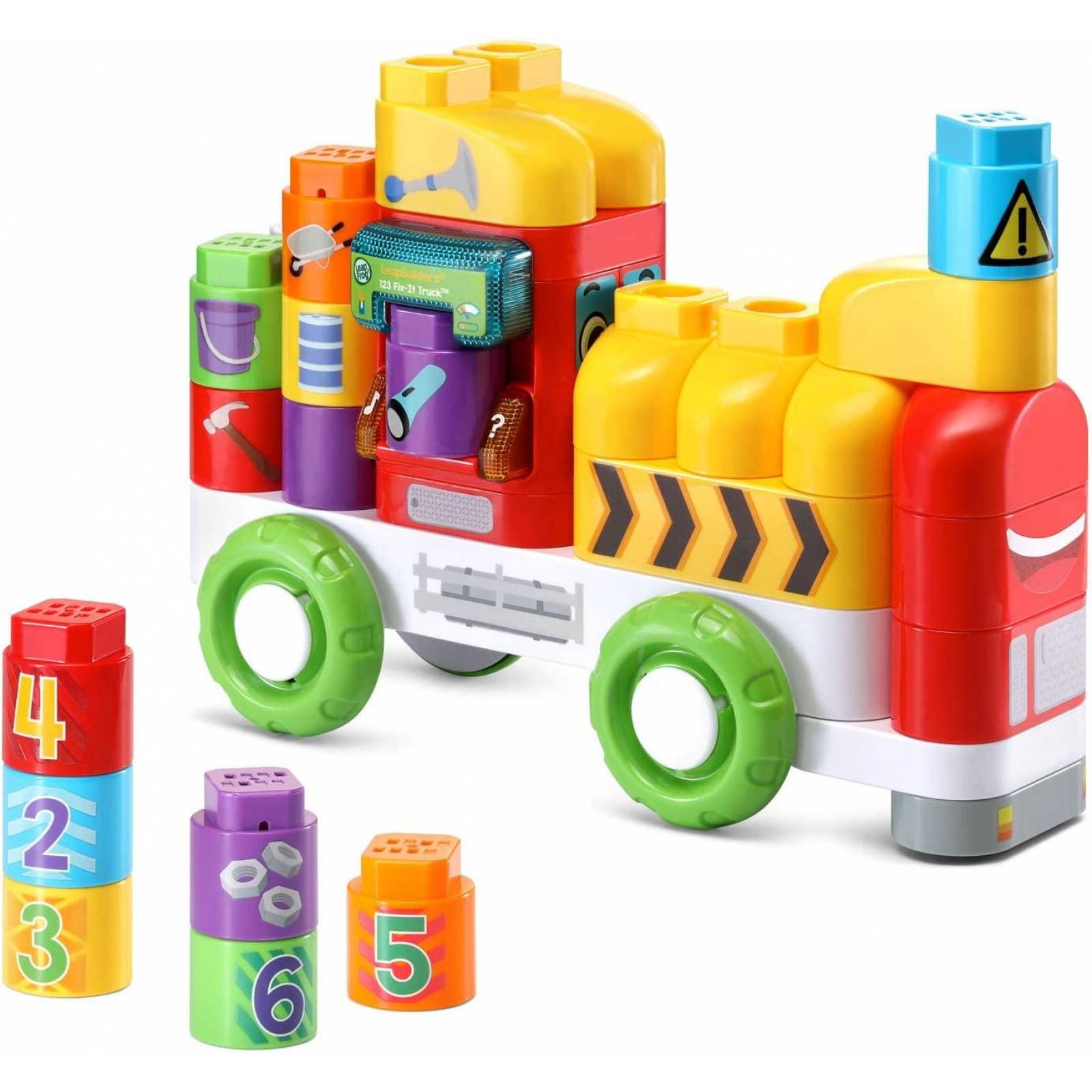 LeapFrog LeapBuilders 123 - Camión fix-it, multicolor 