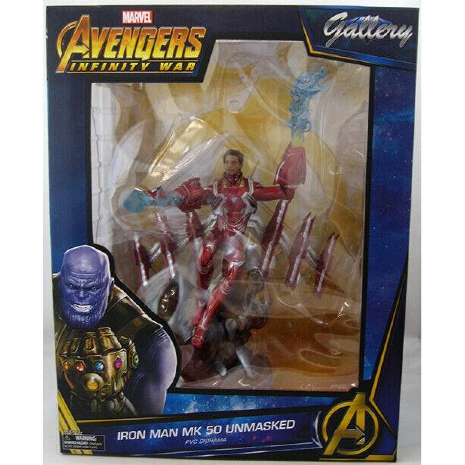 Marvel Gallery Avengers 3 Unmasked Iron Man MK50 Deluxe. Figura de acción 