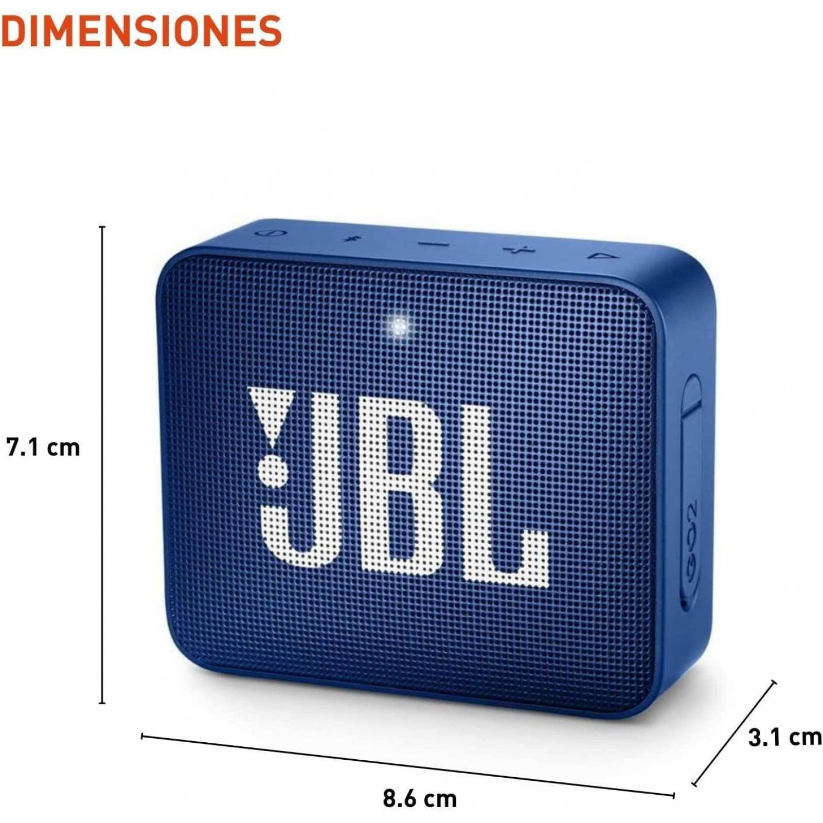 JBL Bocina Portátil GO 2 Bluetooth - Azul 