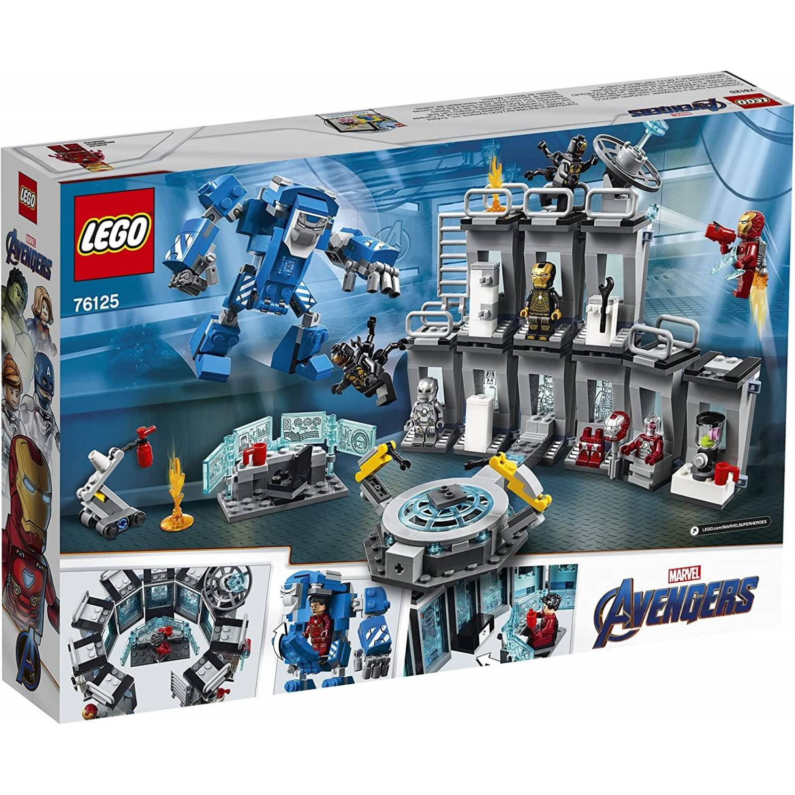 LEGO Marvel Avengers Iron Man Hall of Armor 76125 