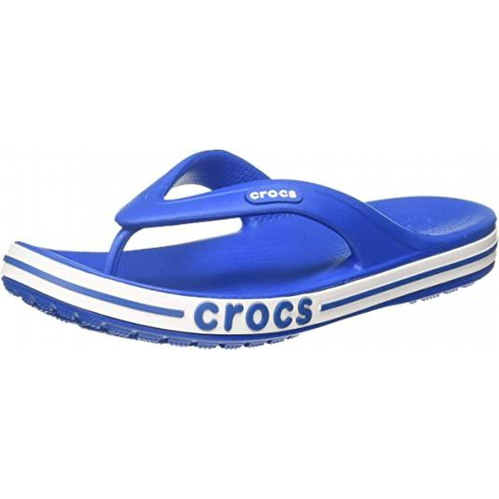 Crocs s & Women's Bayaband Flip Flop, bright cobalt, 11 US Women / 9 US Men. Sandalias