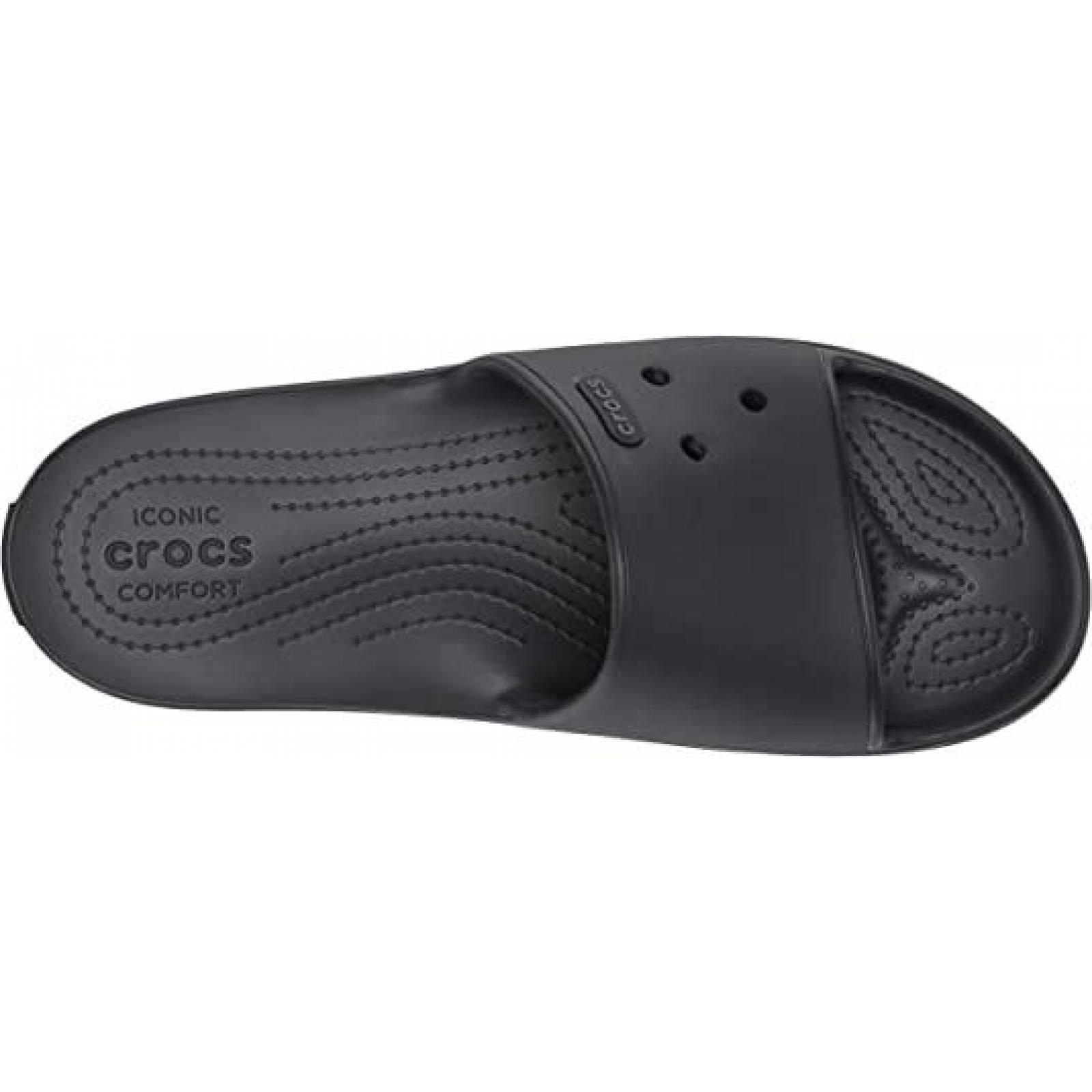 Crocs Unisex Crocband III Slide Sandalias, Black/Graphite, Men