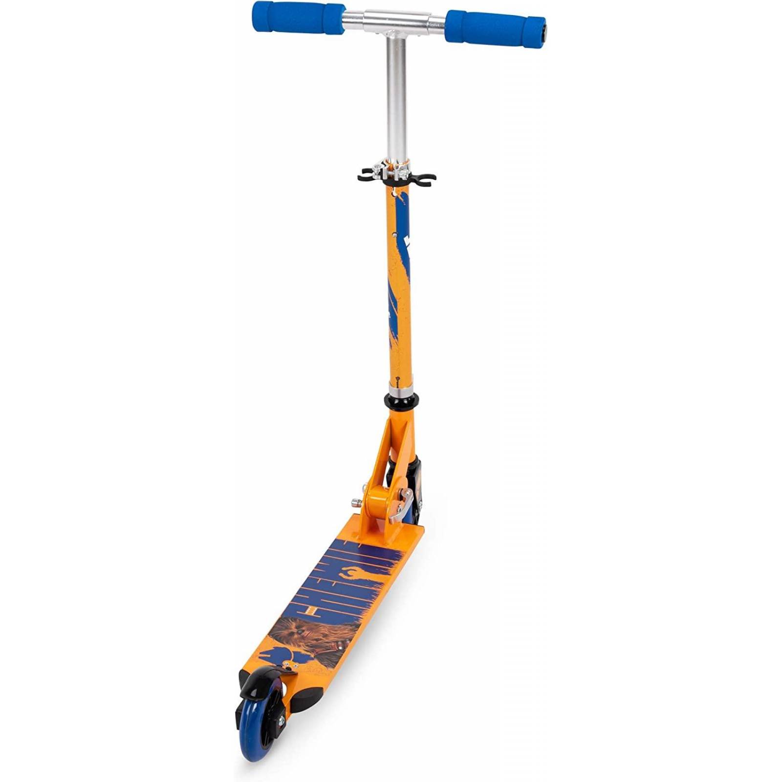 Huffy Star Wars Chewbacca - Scooter en línea plegable para niños, color naranja 