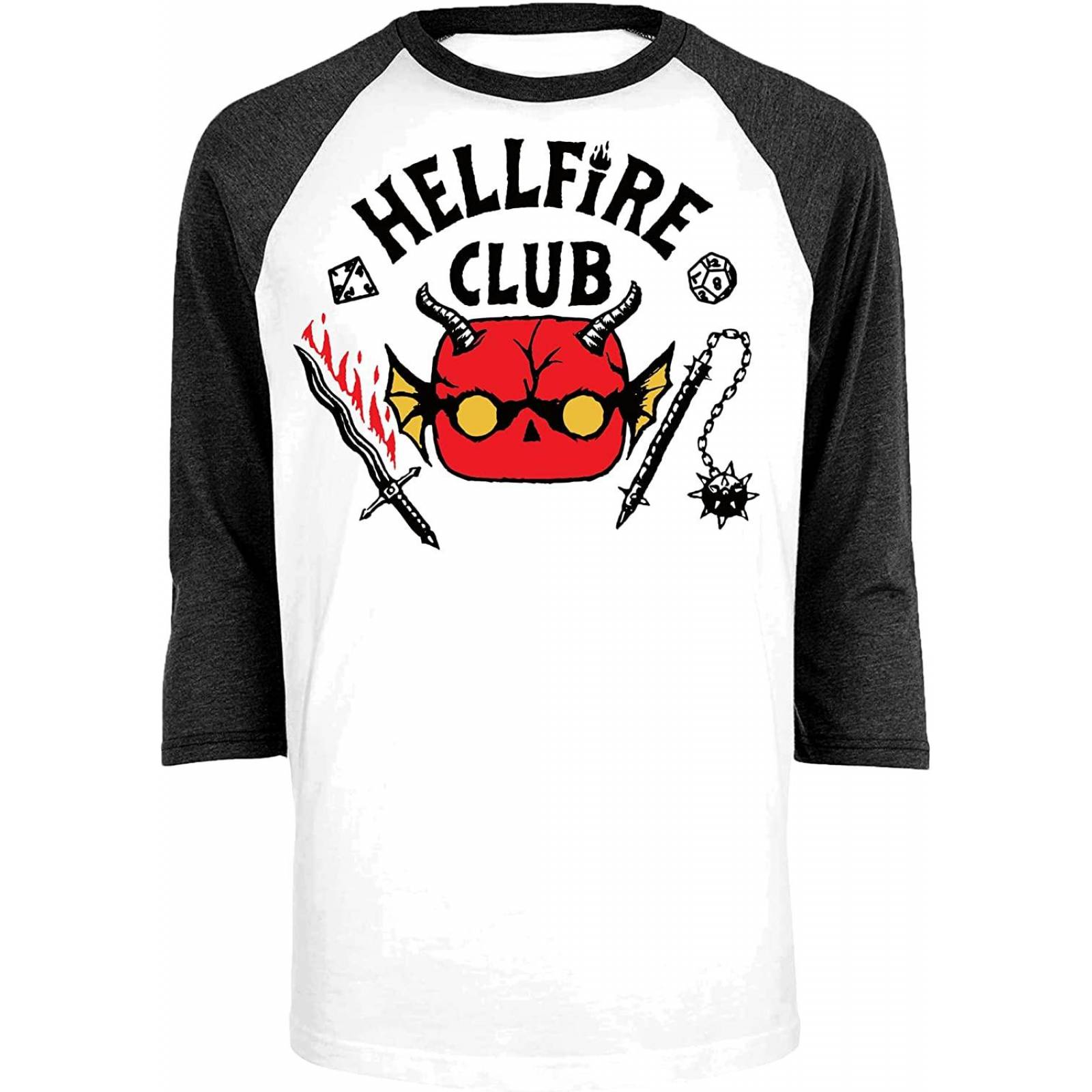 Stranger Things Hellfire Club, playera Pop! en caja, talla Grande 