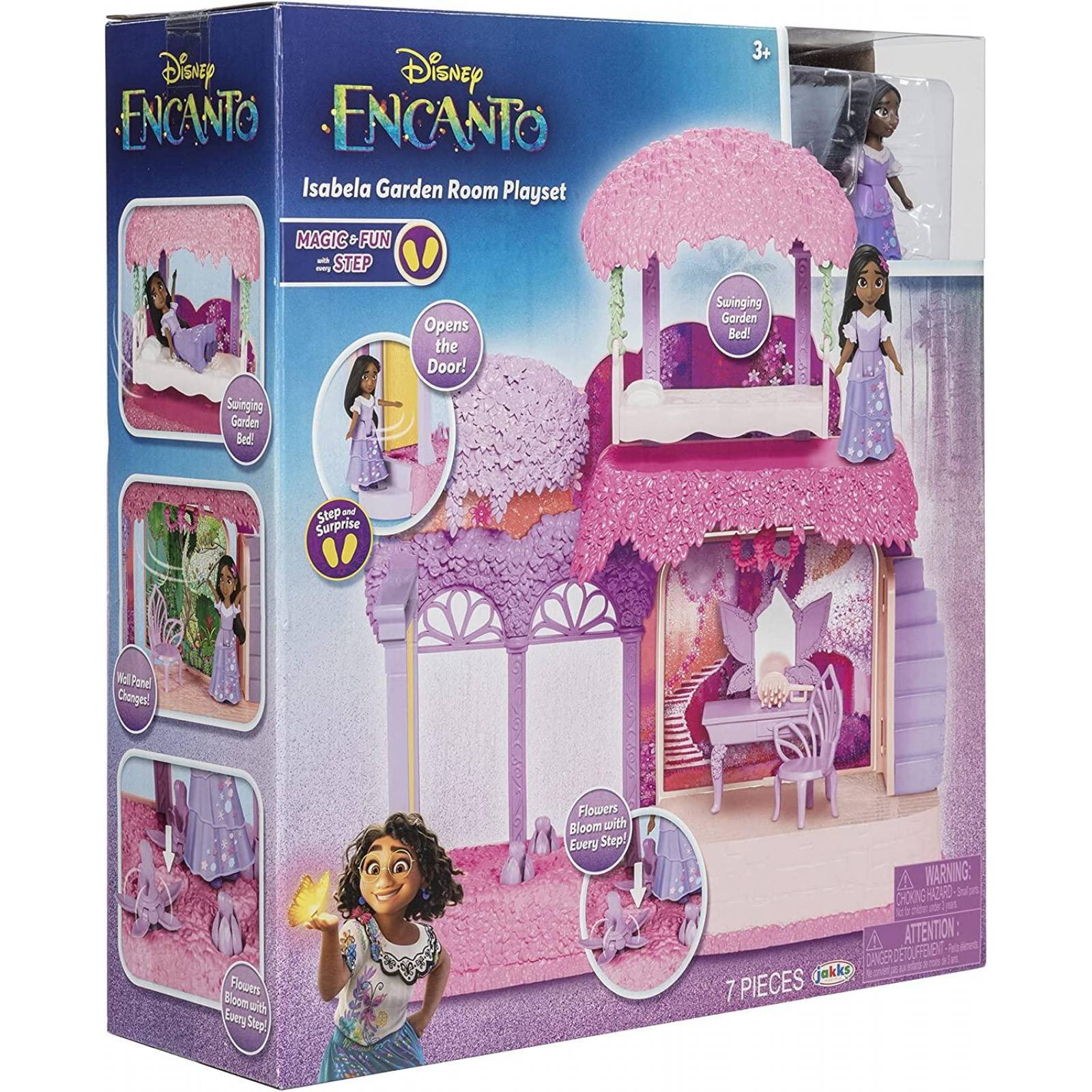 Disney Encanto Isabela's Garden Room Playset (incluye figura de Isabela) 