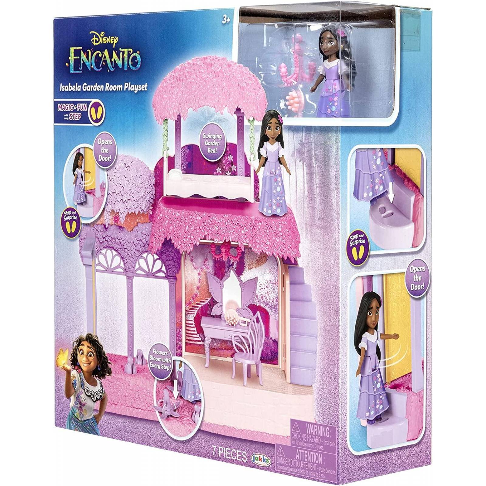Disney Encanto Isabela's Garden Room Playset (incluye figura de Isabela) 