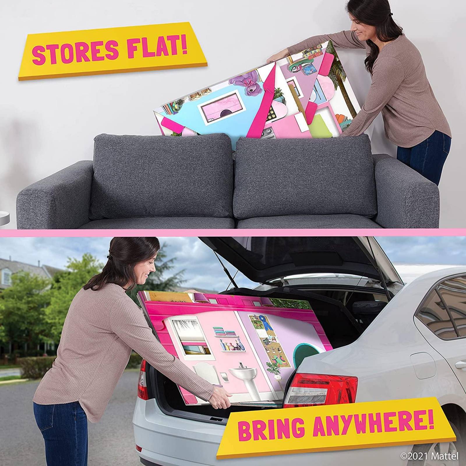 Pop2Play Barbie Playhouse, Casa de ensueño para niñas. 47 pulgadas