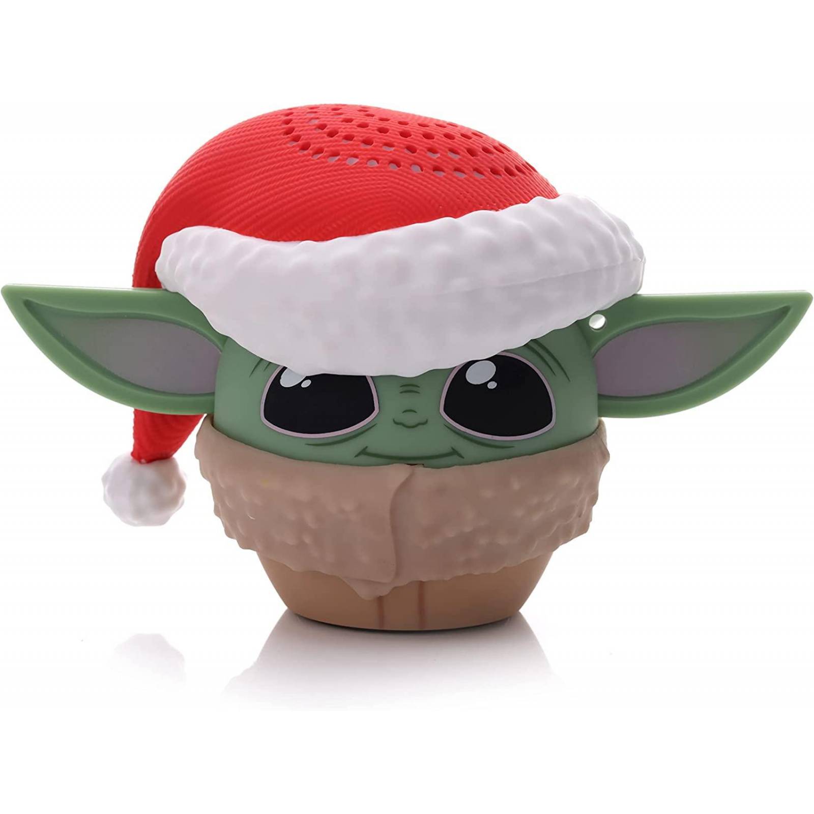 Bitty Boomers Star Wars The Mandalorian: Grogu con Sombrero de Papá Noel, Mini Altavoz Bluetooth