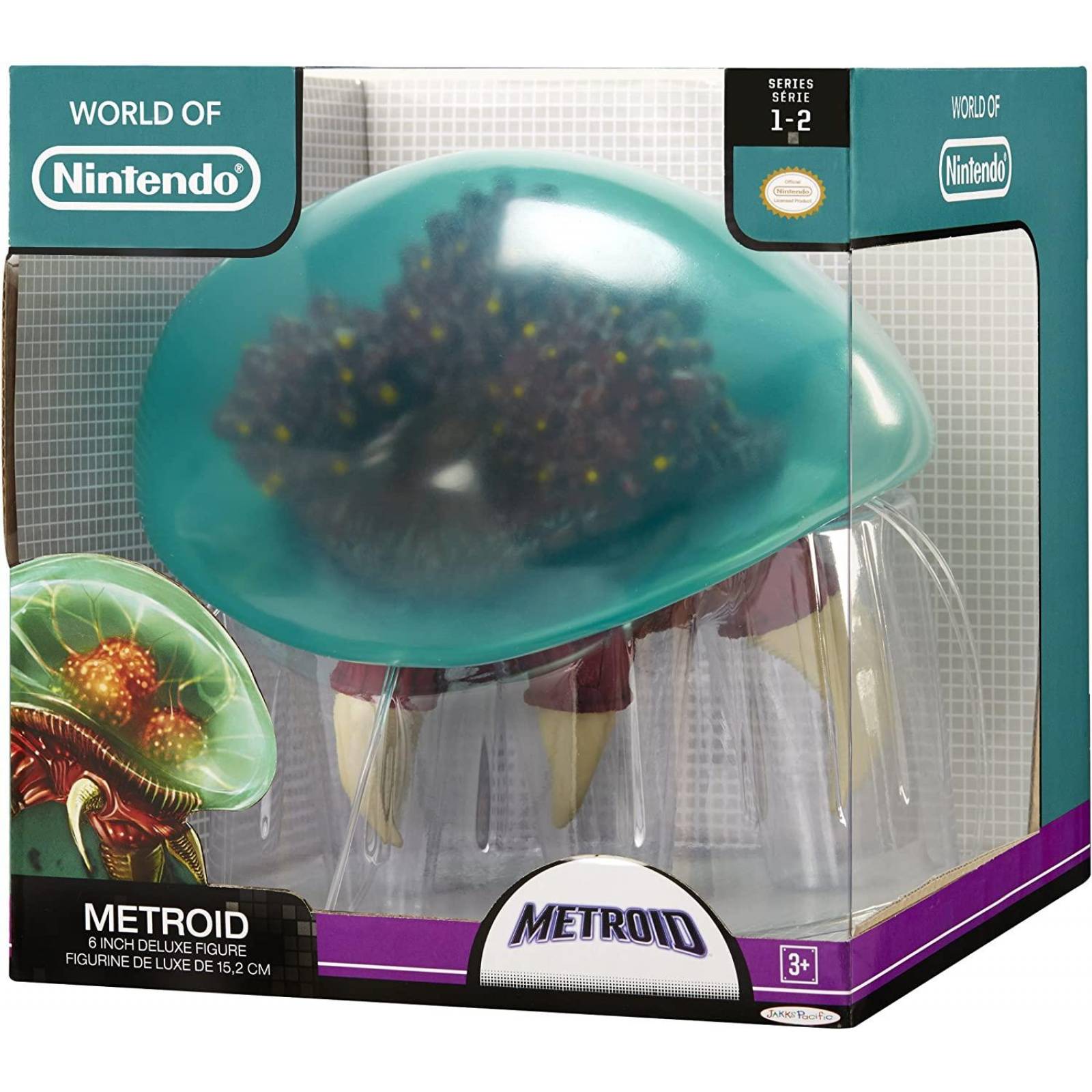 SUPER MARIO World of Nintendo, Figura Metroid, 6 pulgadas 