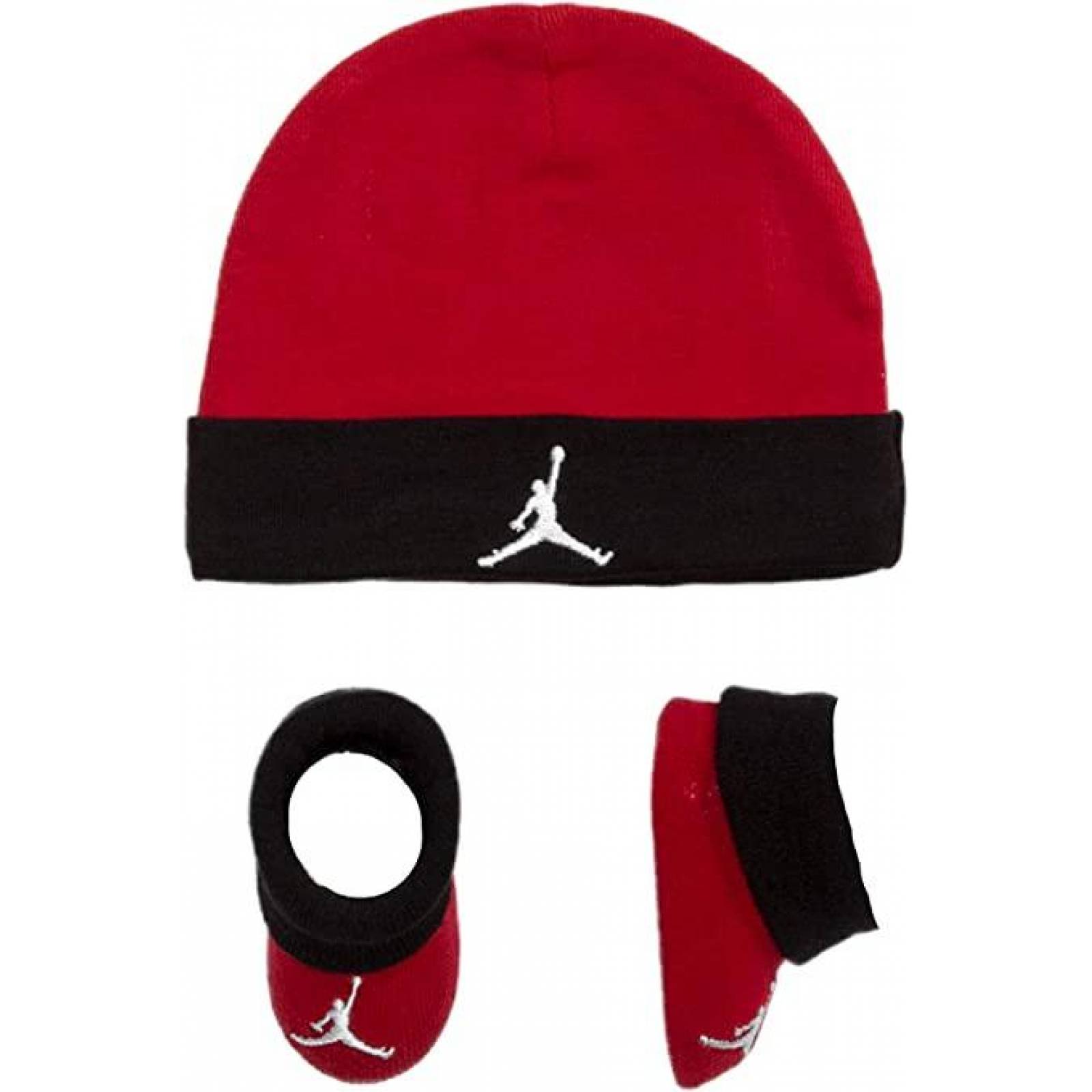 Nike Jordan Set para beb 0 6 meses rojo con negro