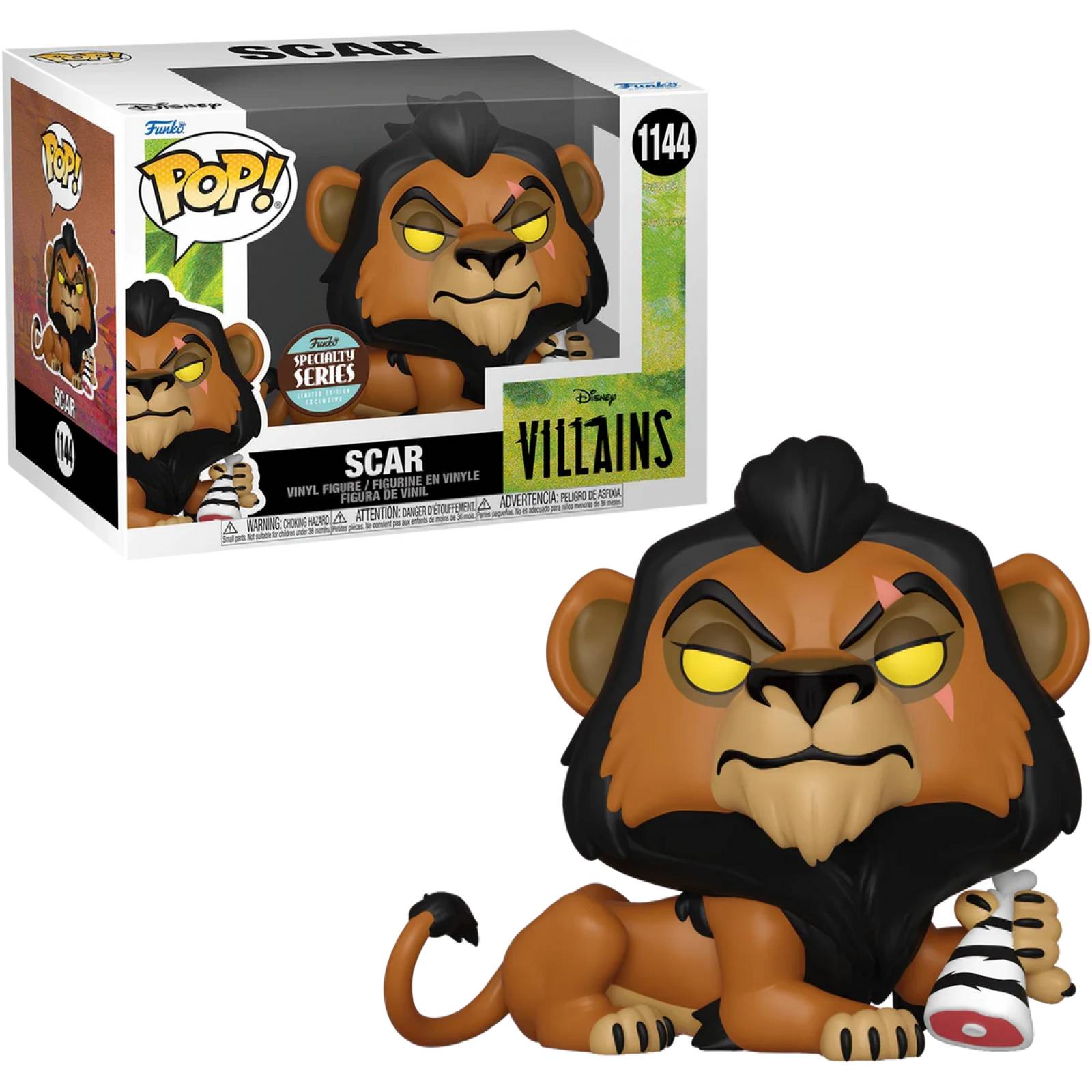 Funko Pop! Disney Villains: El Rey León, Scar #1144 