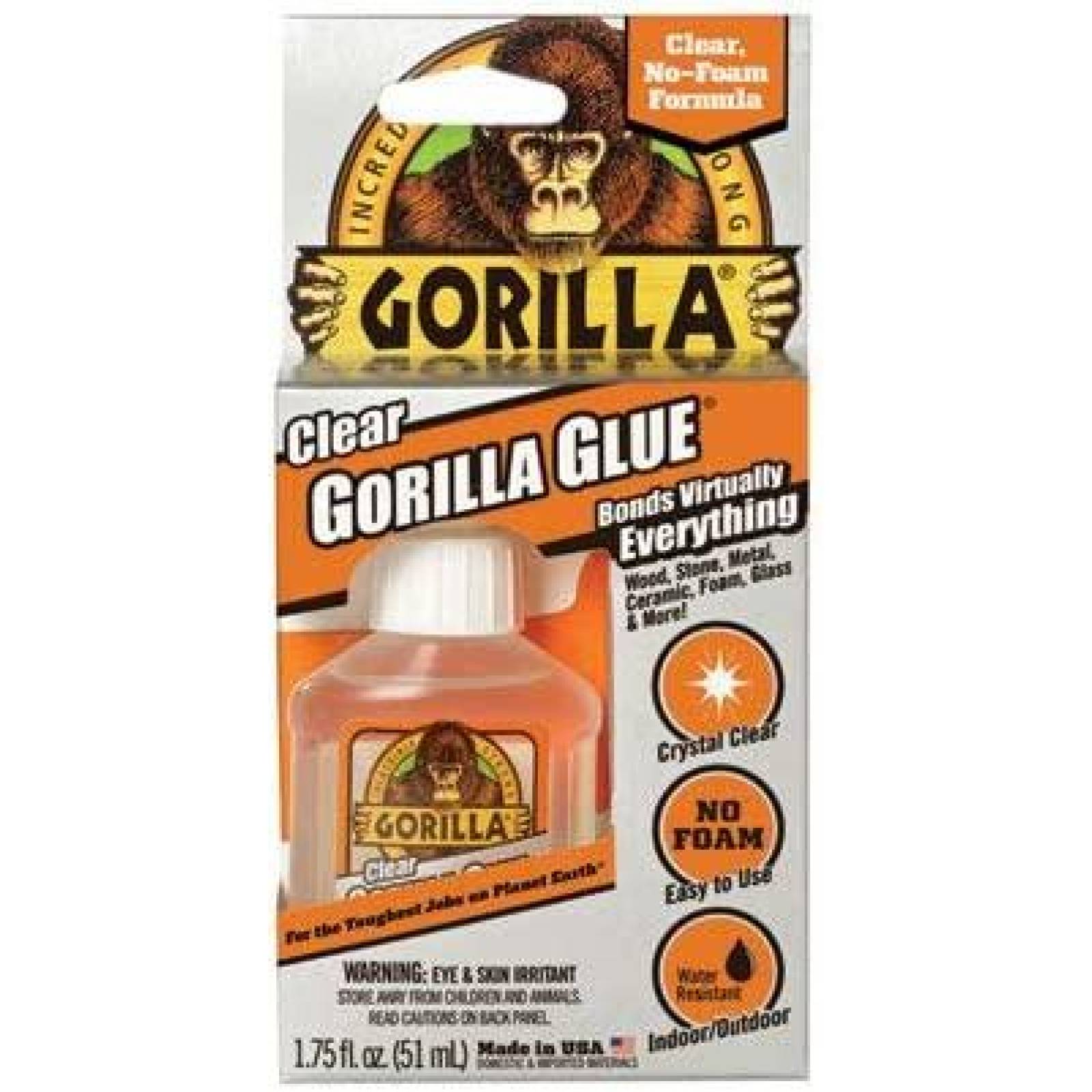 Gorilla Glue, pegamento transparente 1.75oz