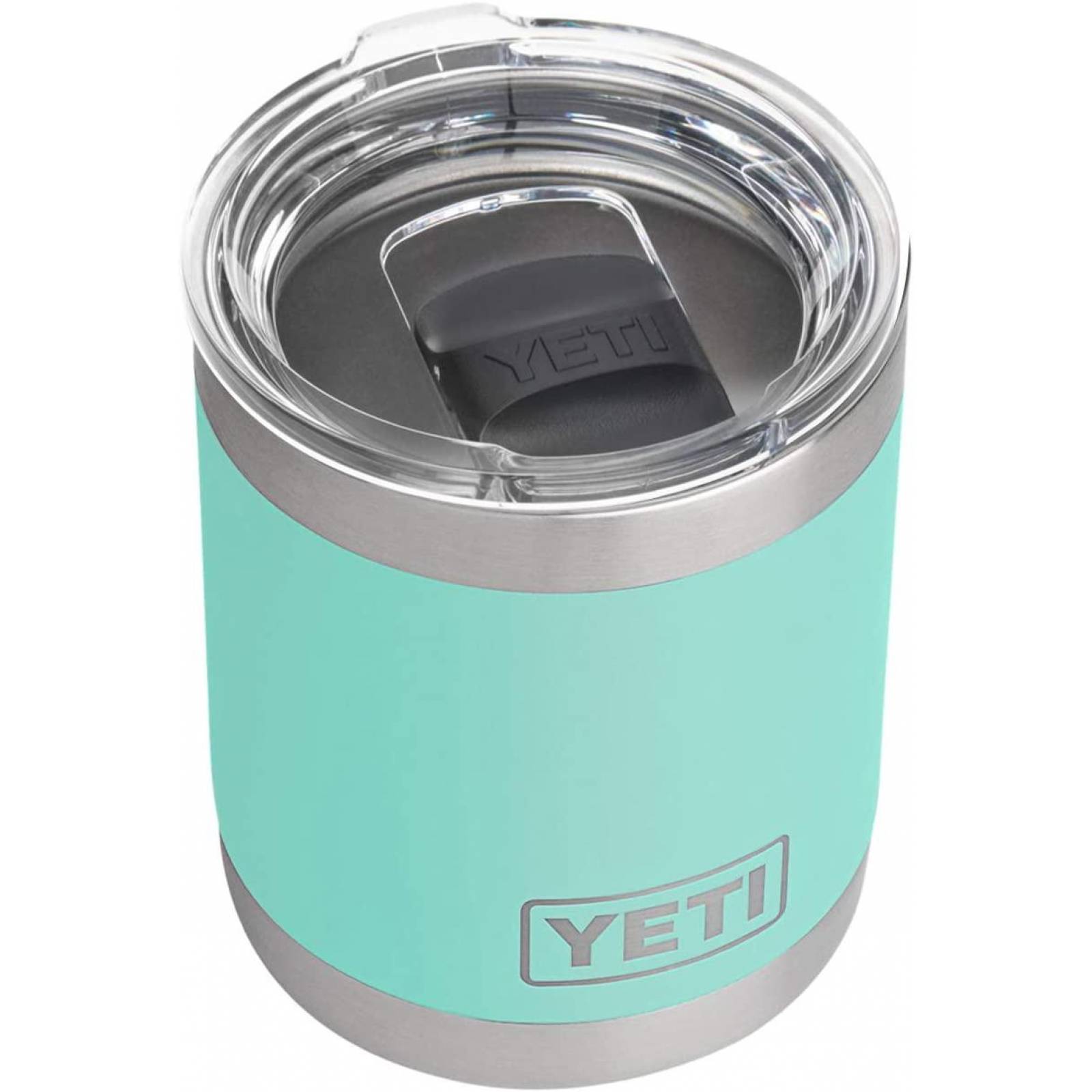 YETI Rambler - Vaso de acero inoxidable con tapa MagSlider, 10 onzas, color  blanco