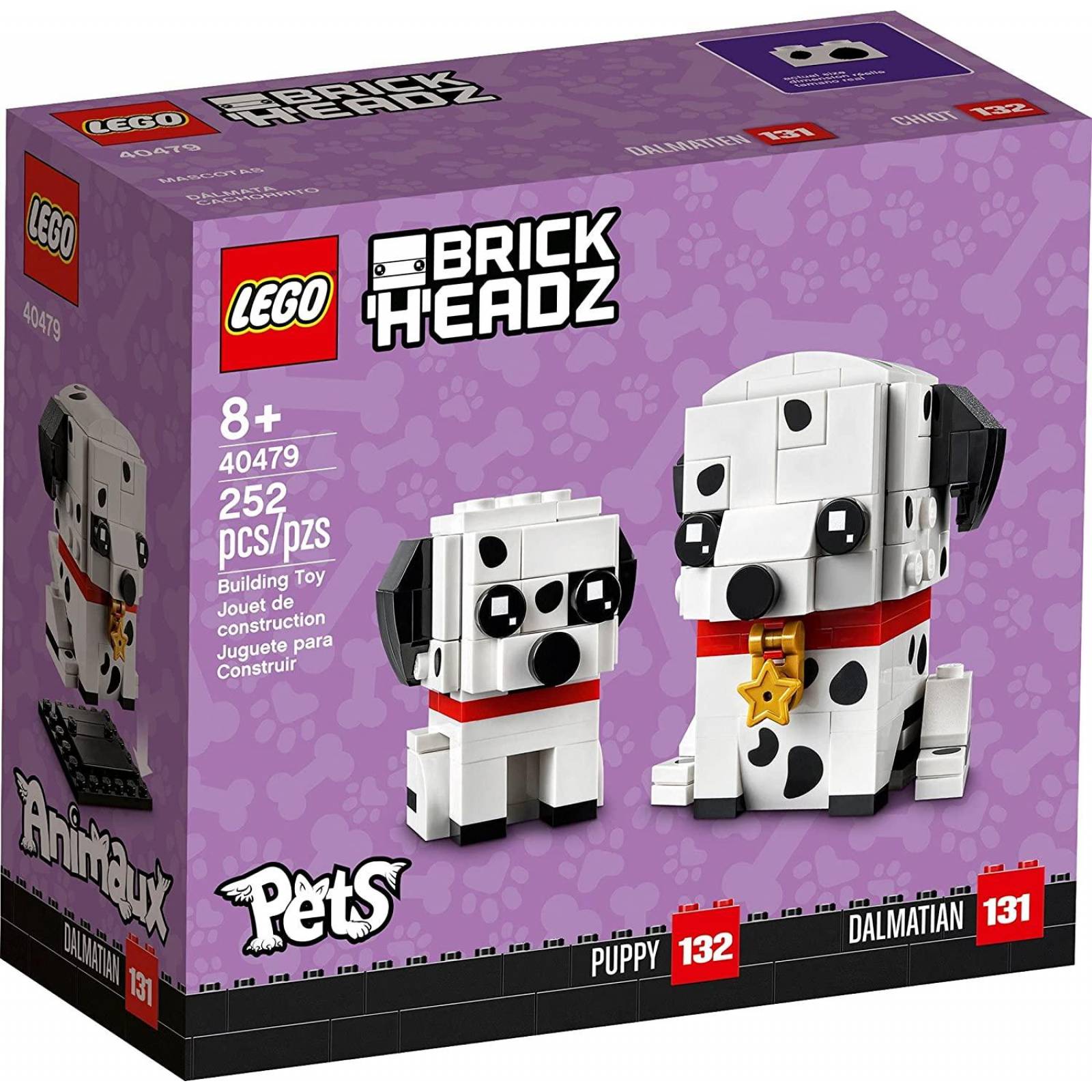 LEGO BrickHeadz Pets Dálmata y cachorro (40479) 
