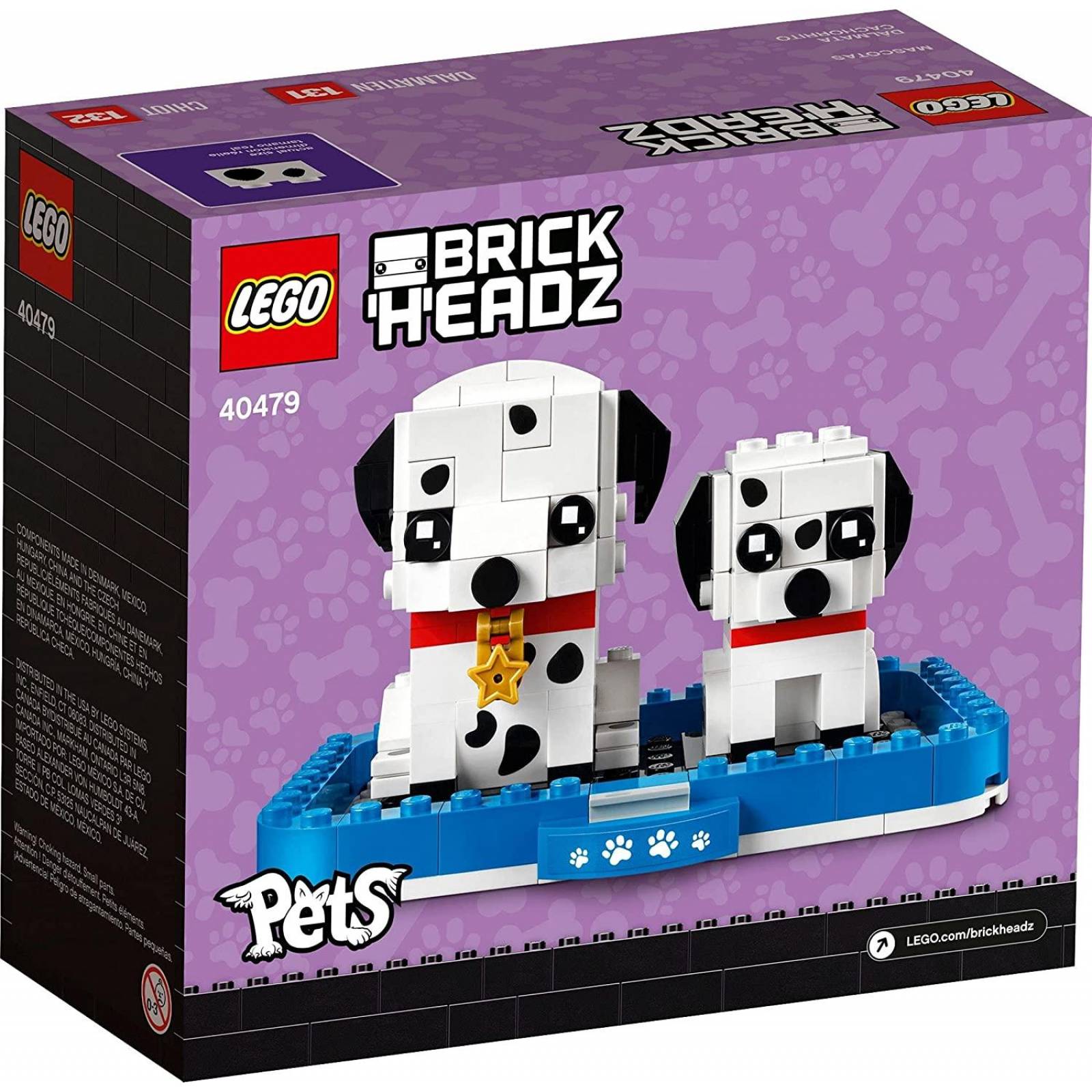 LEGO BrickHeadz Pets Dálmata y cachorro (40479) 