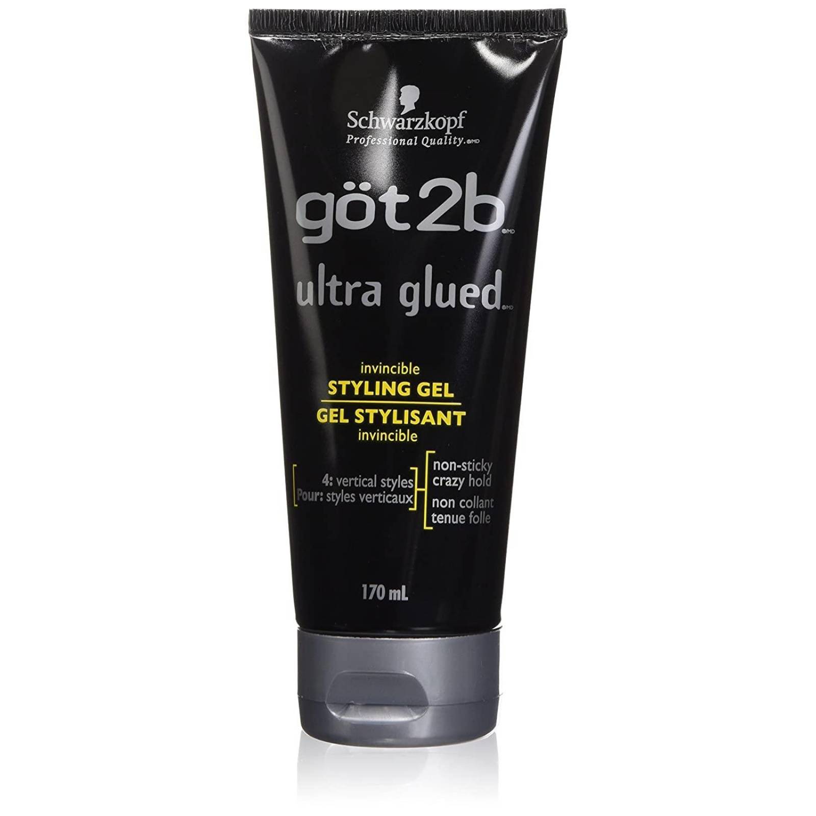 Got 2B Ultra Glued Invincible Styling Gel - 6 Oz. Gel para el cabello 