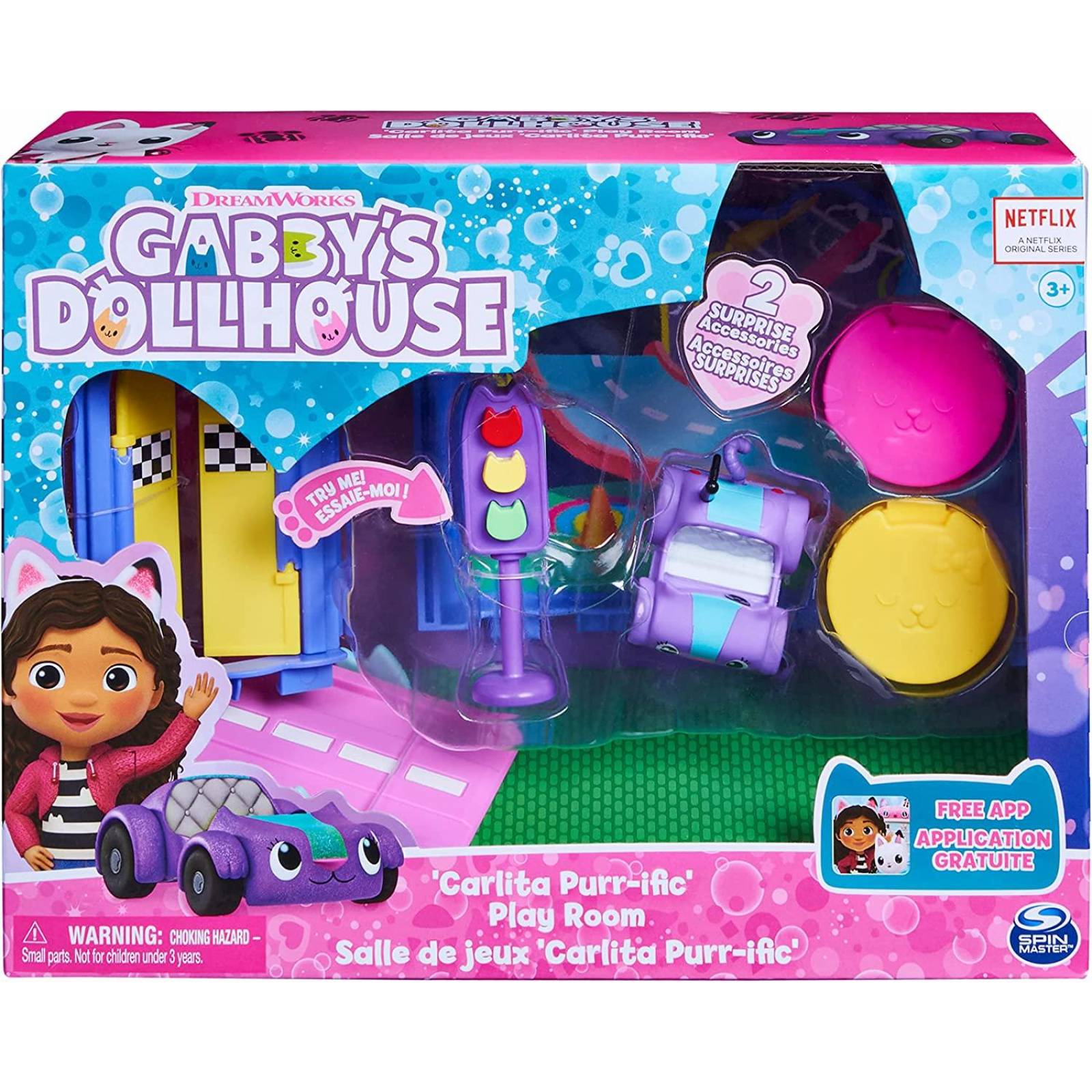 Gabby's Dollhouse, Carlita Purr-ific playroom 