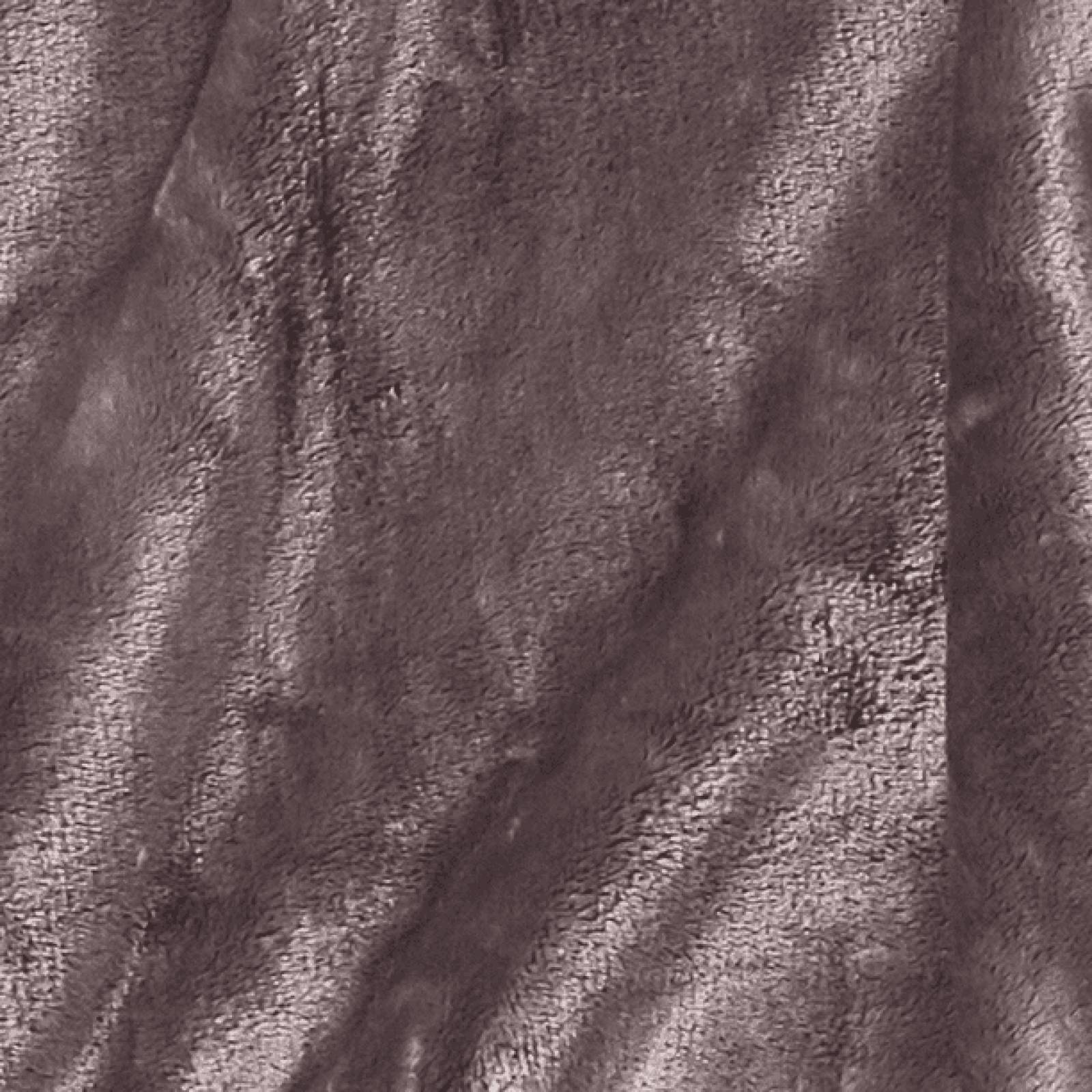 ClimateRight by Cuddl Duds Manta de felpa con bolsillo para los pies, gris sólido, 50" x 70" 