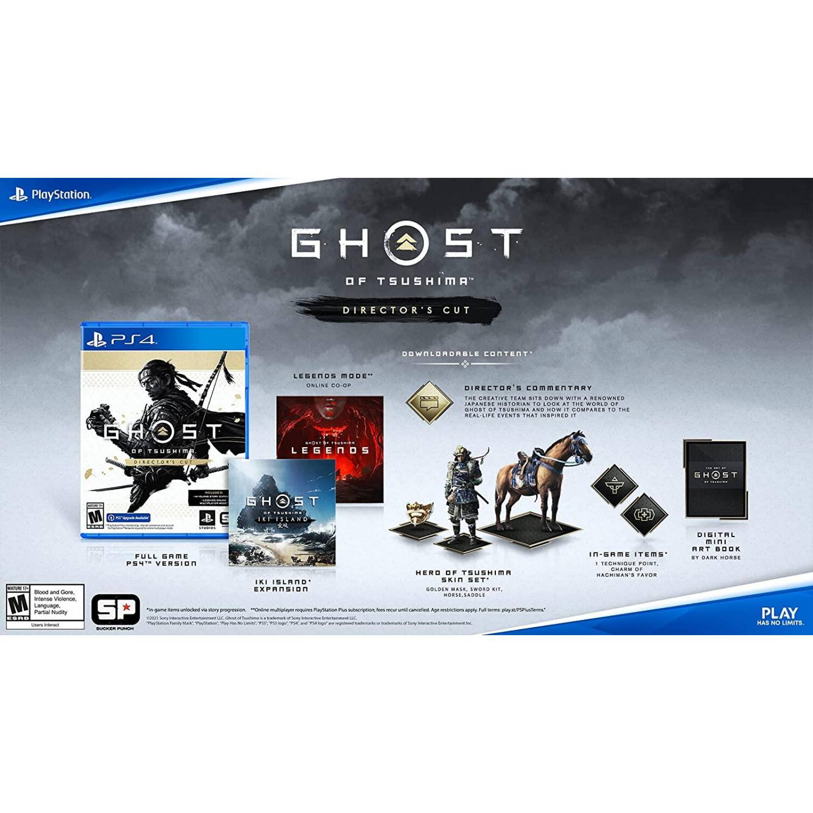 Ghost of Tsushima Director's Cut - PlayStation 4. Videojuego 