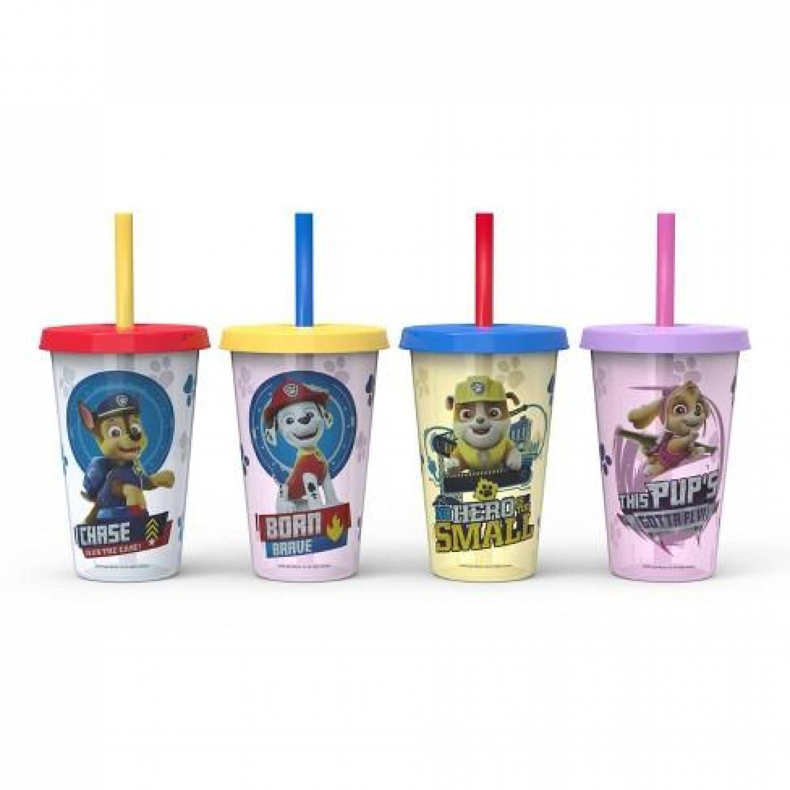 PAW Patrol 16.5oz Paquete de 4 vasos que cambian de color 