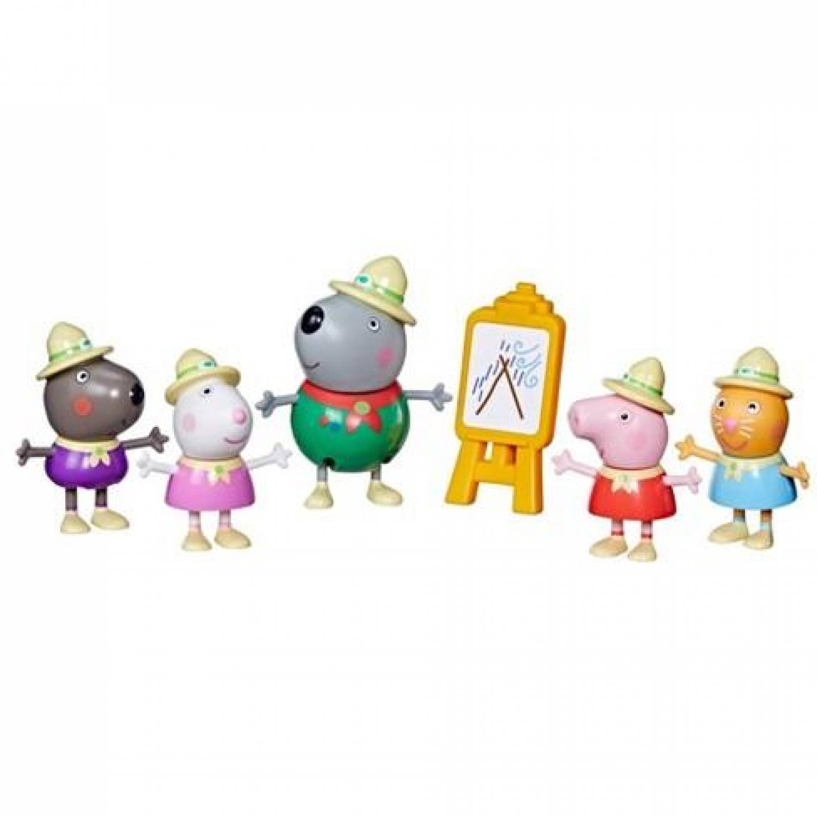 Peppa Pig y sus amigos de campamento (mini figuras)