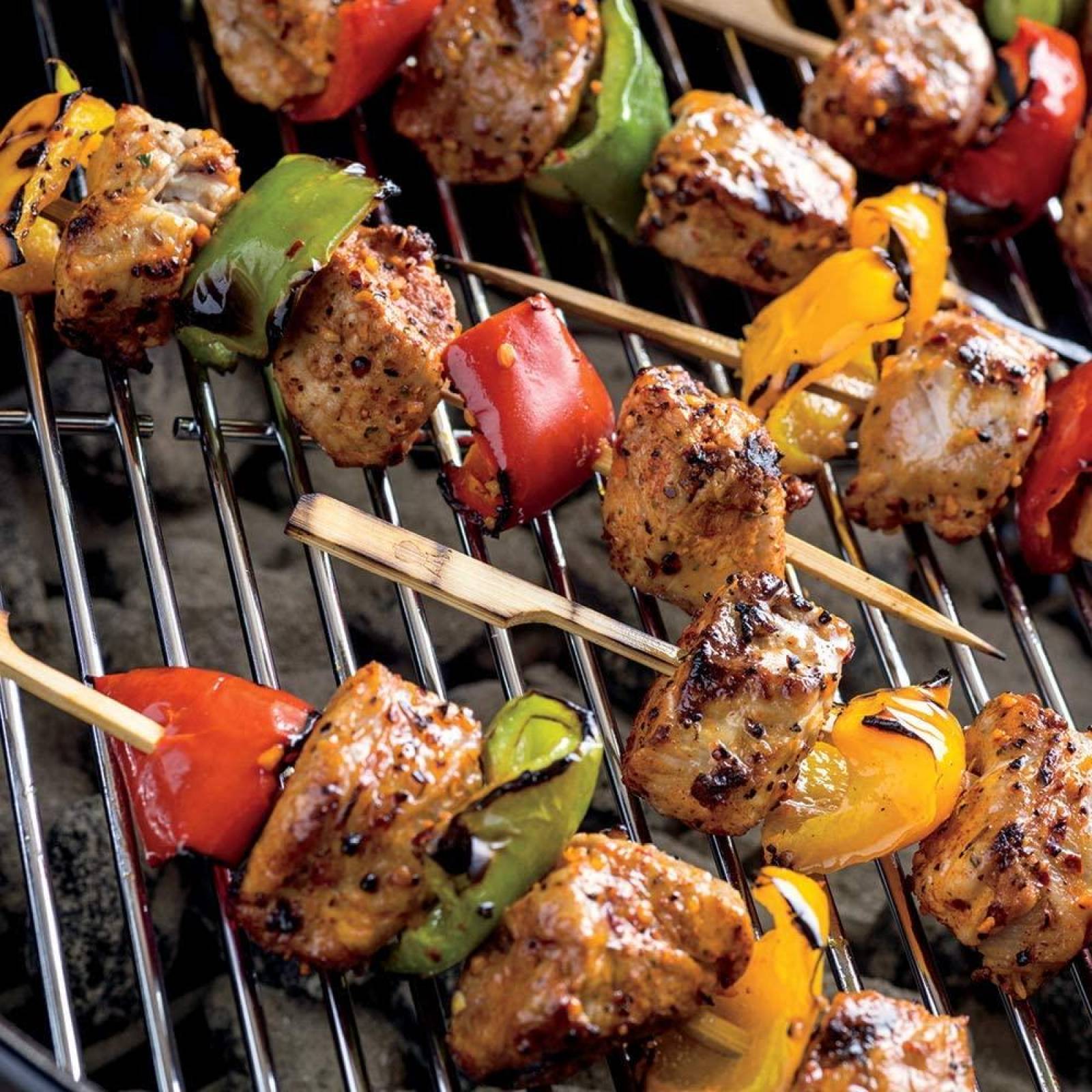 Weber brochetas de bambú 